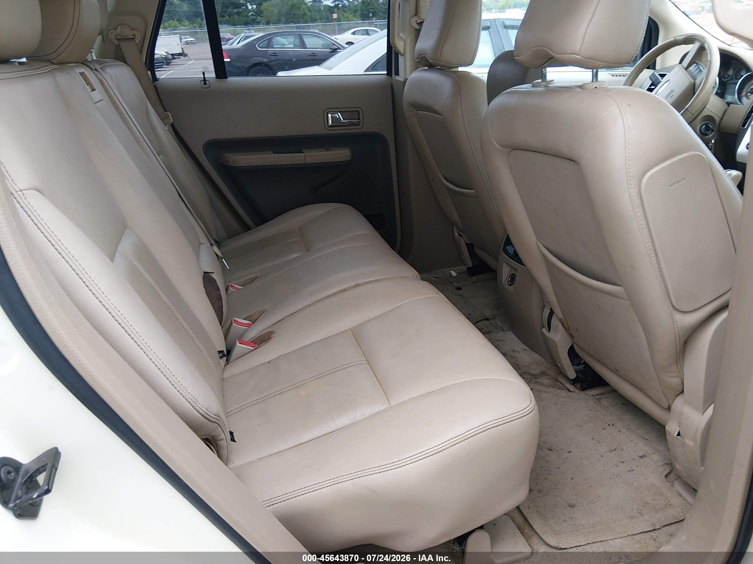 2007 Ford Edge Sel Plus White vin: 2FMDK39CX7BB58893