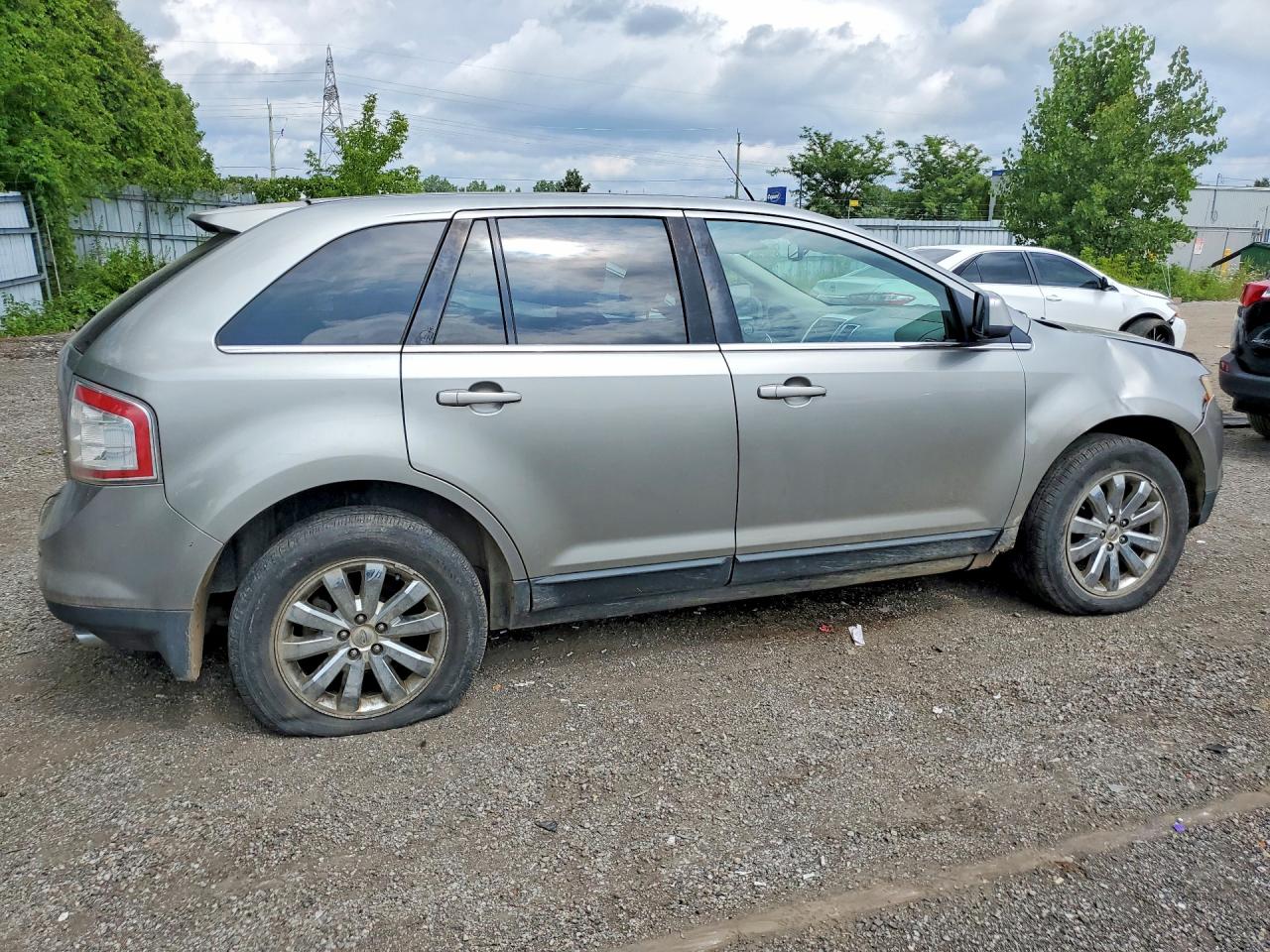 2008 Ford Edge Limited Silver vin: 2FMDK39CX8BA15041