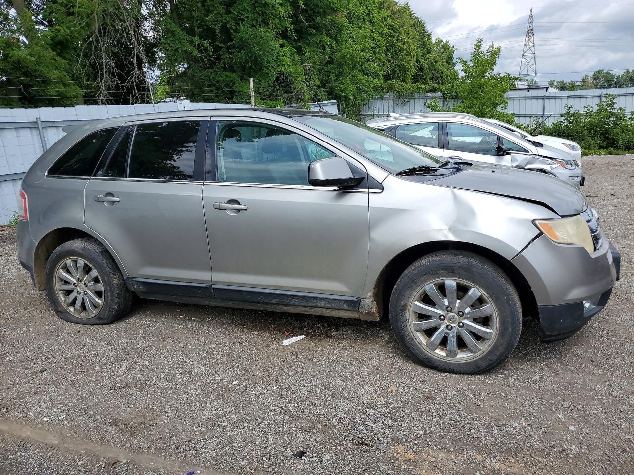 2008 Ford Edge Limited Silver vin: 2FMDK39CX8BA15041