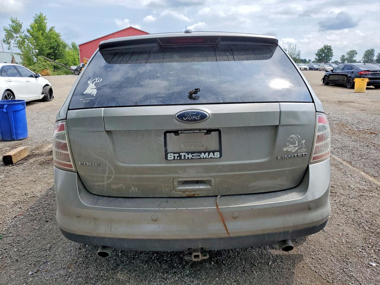 2008 Ford Edge Limited Silver vin: 2FMDK39CX8BA15041