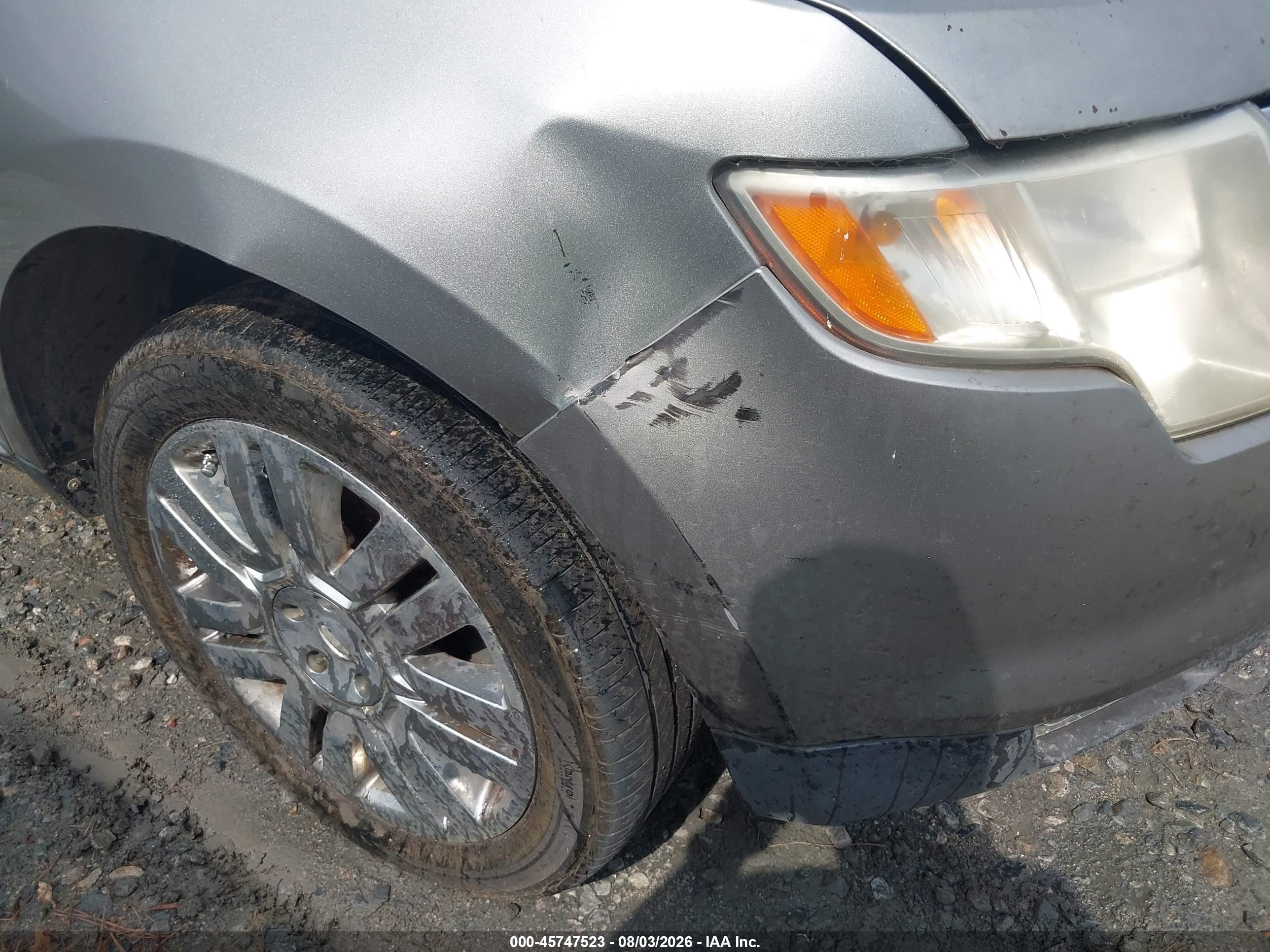2008 Ford Edge Limited Silver vin: 2FMDK39CX8BA78026