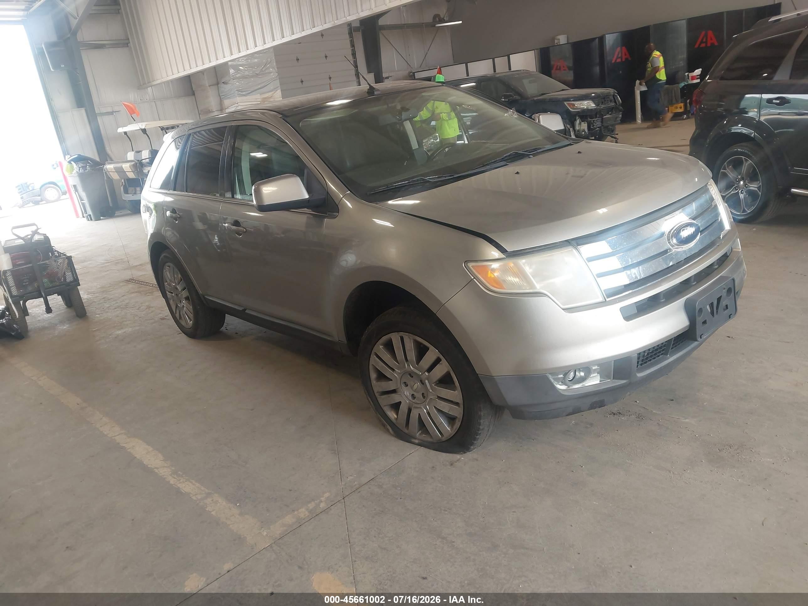 2008 Ford Edge Limited Silver vin: 2FMDK39CX8BB42713