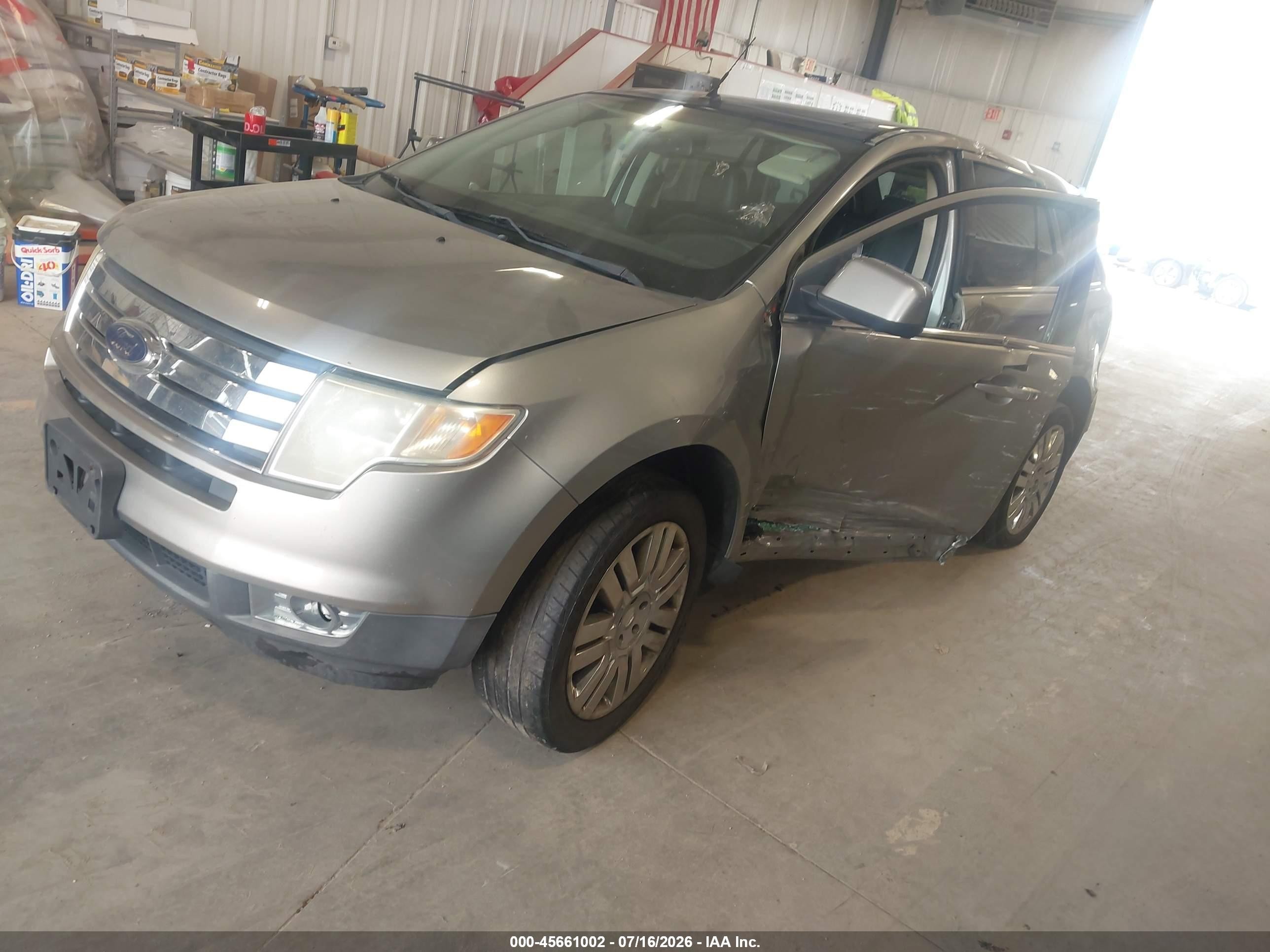 2008 Ford Edge Limited Silver vin: 2FMDK39CX8BB42713