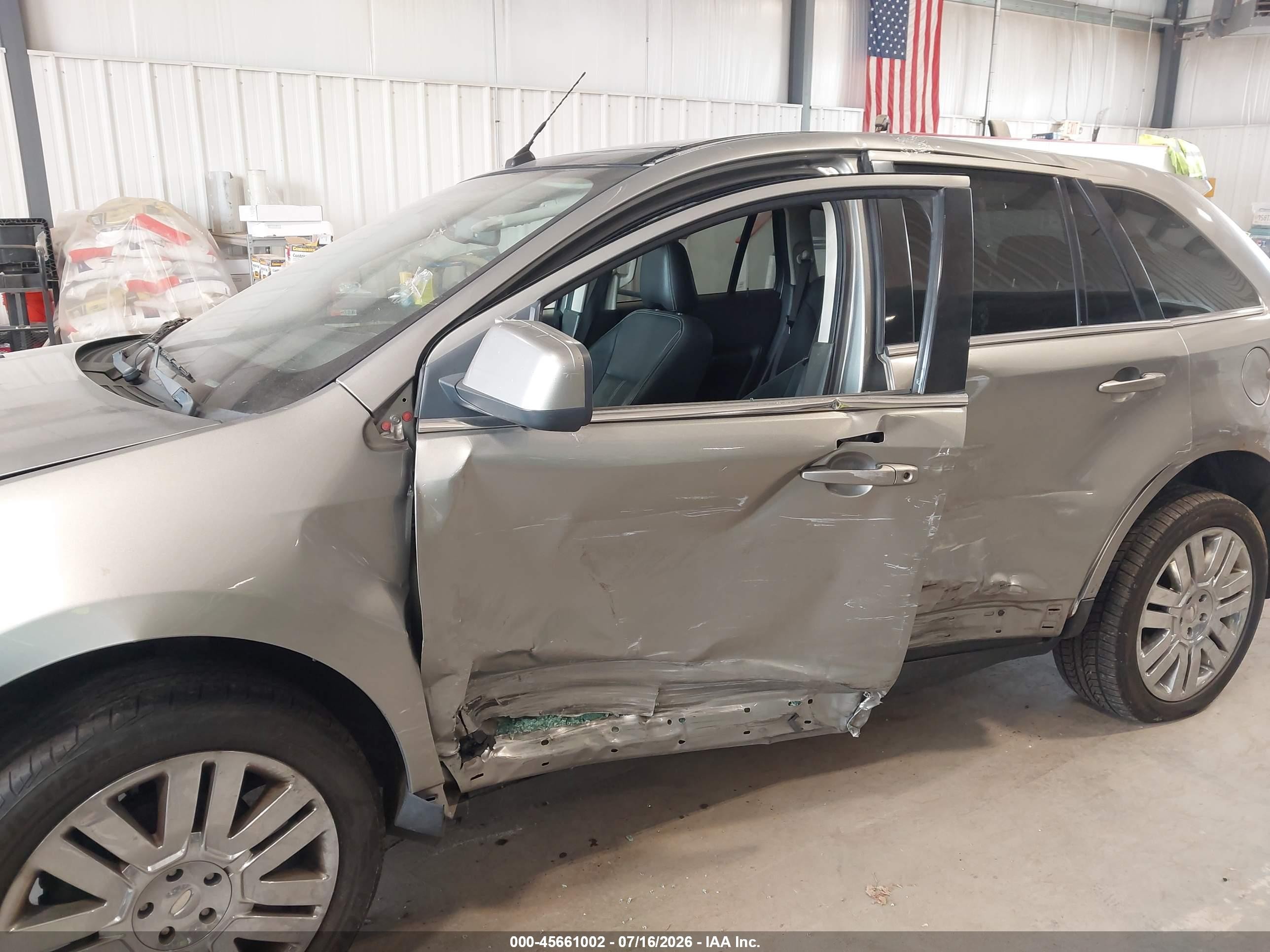 2008 Ford Edge Limited Silver vin: 2FMDK39CX8BB42713
