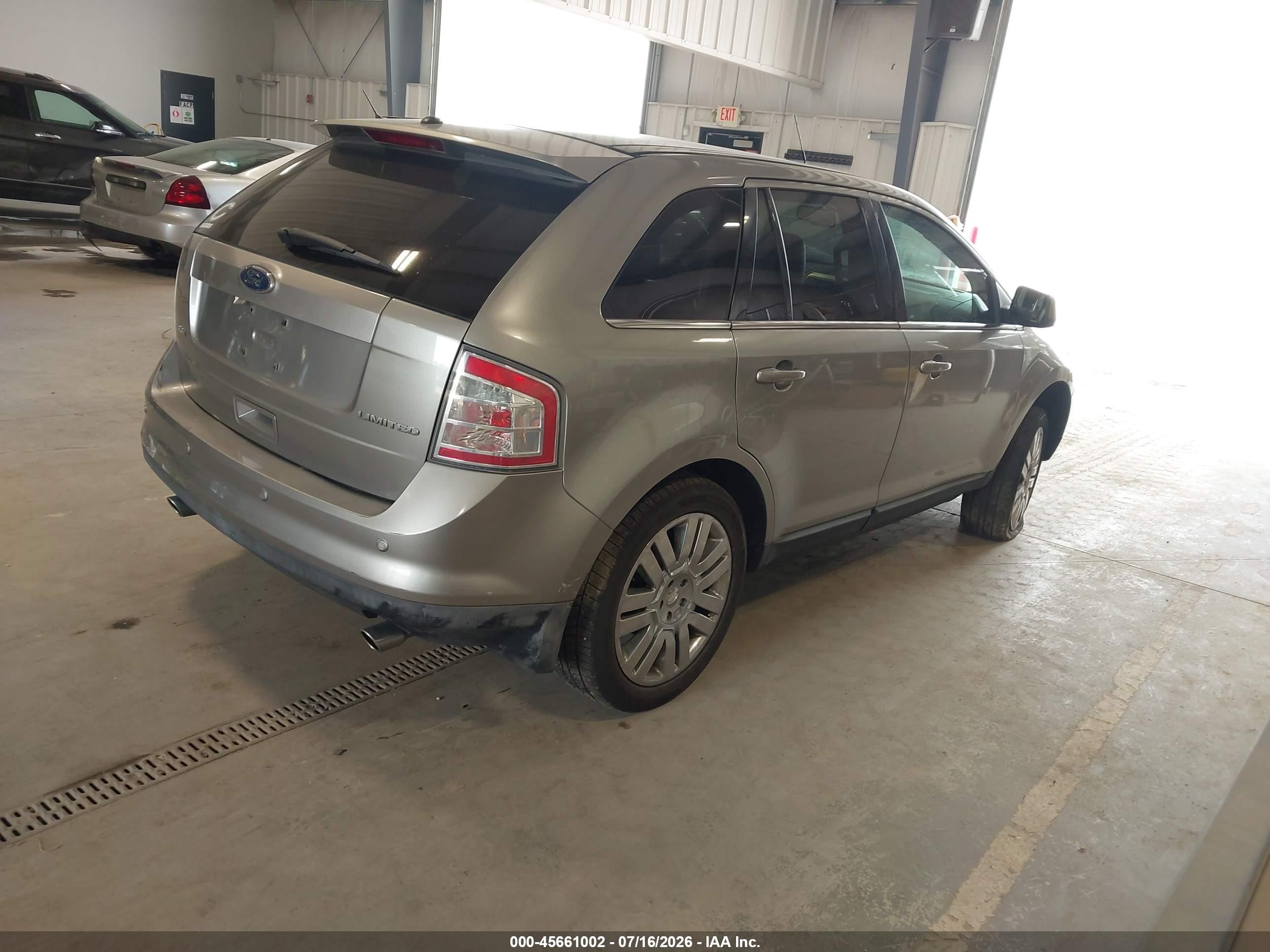 2008 Ford Edge Limited Silver vin: 2FMDK39CX8BB42713