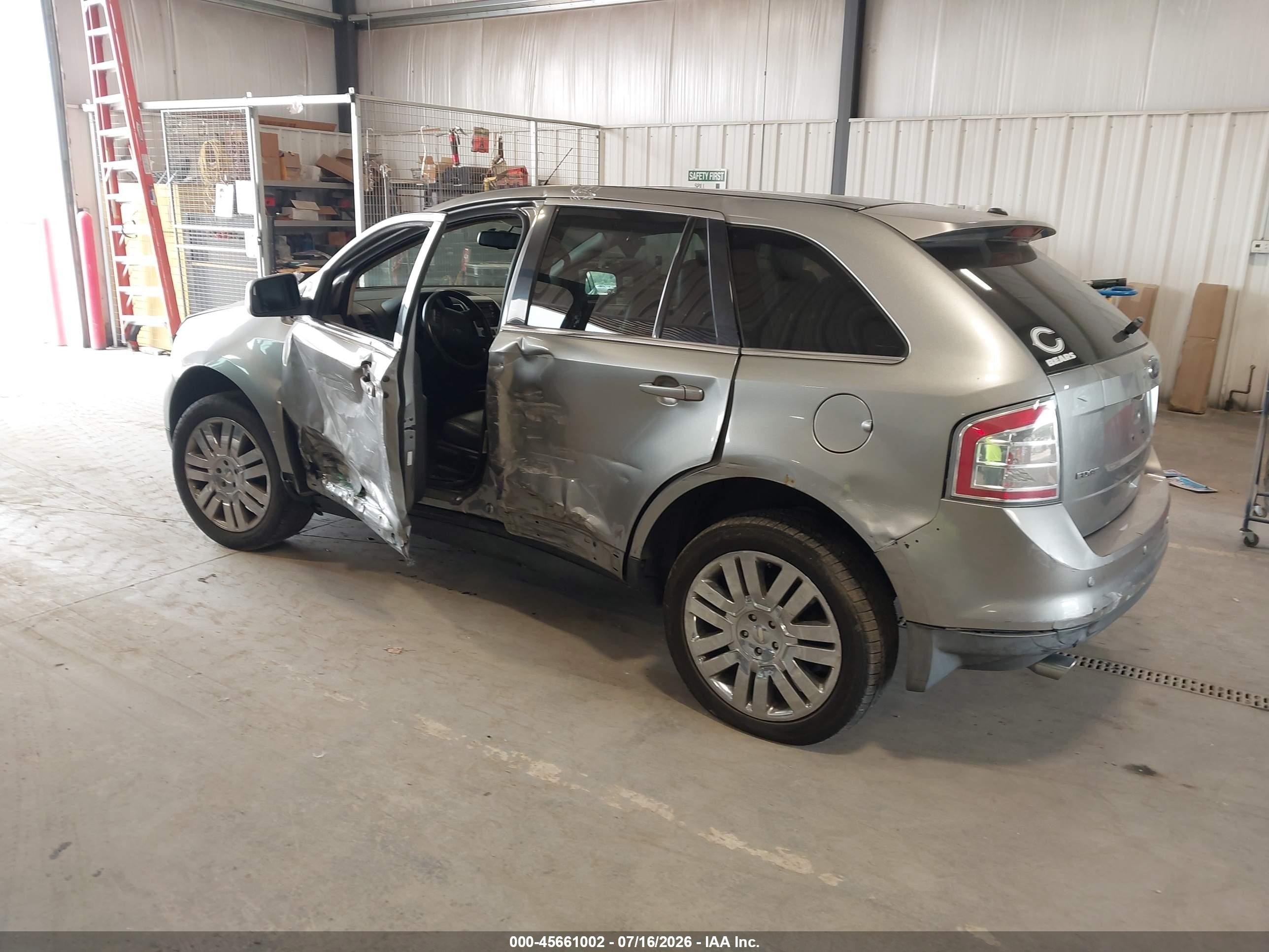 2008 Ford Edge Limited Silver vin: 2FMDK39CX8BB42713