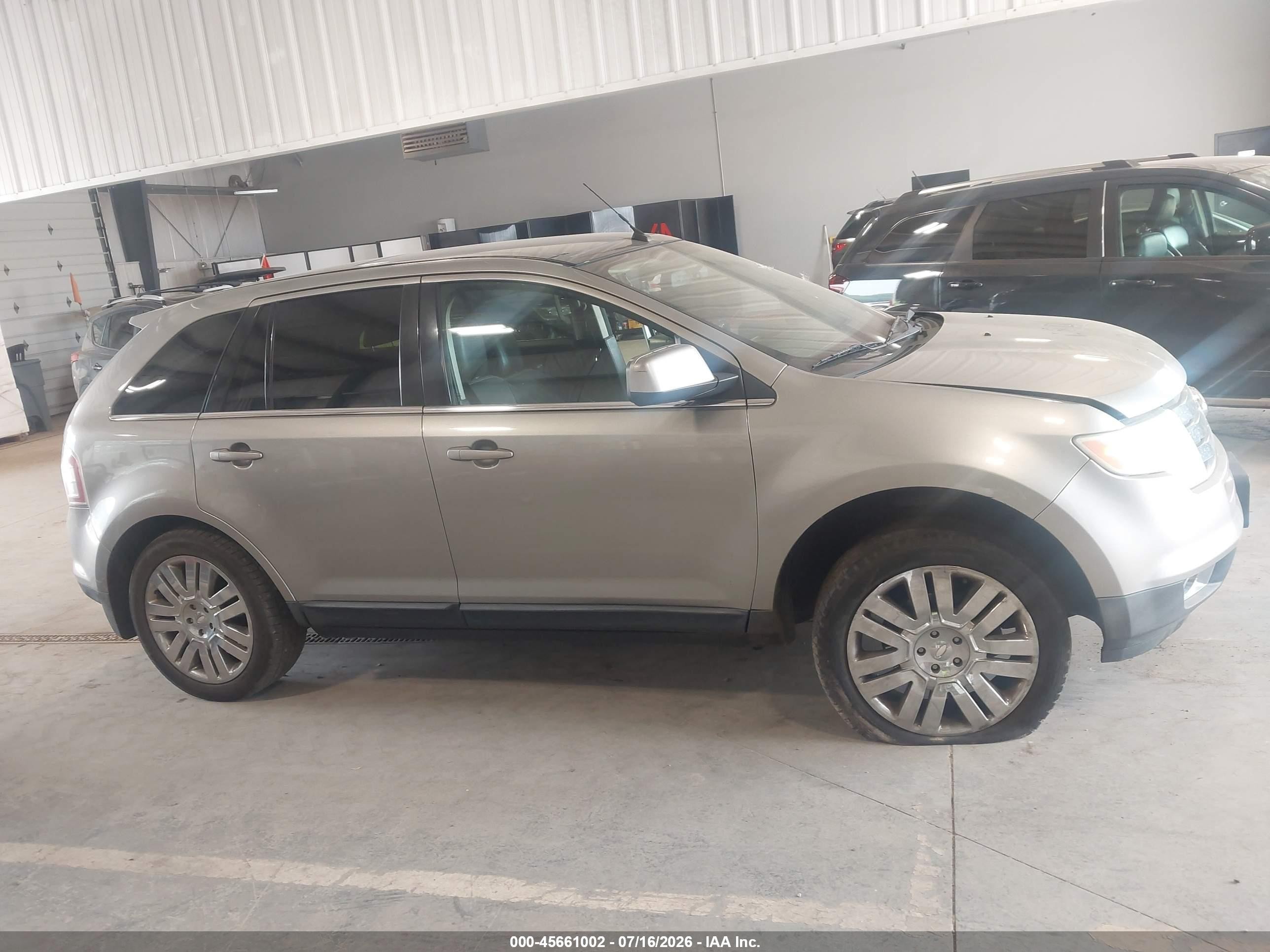 2008 Ford Edge Limited Silver vin: 2FMDK39CX8BB42713