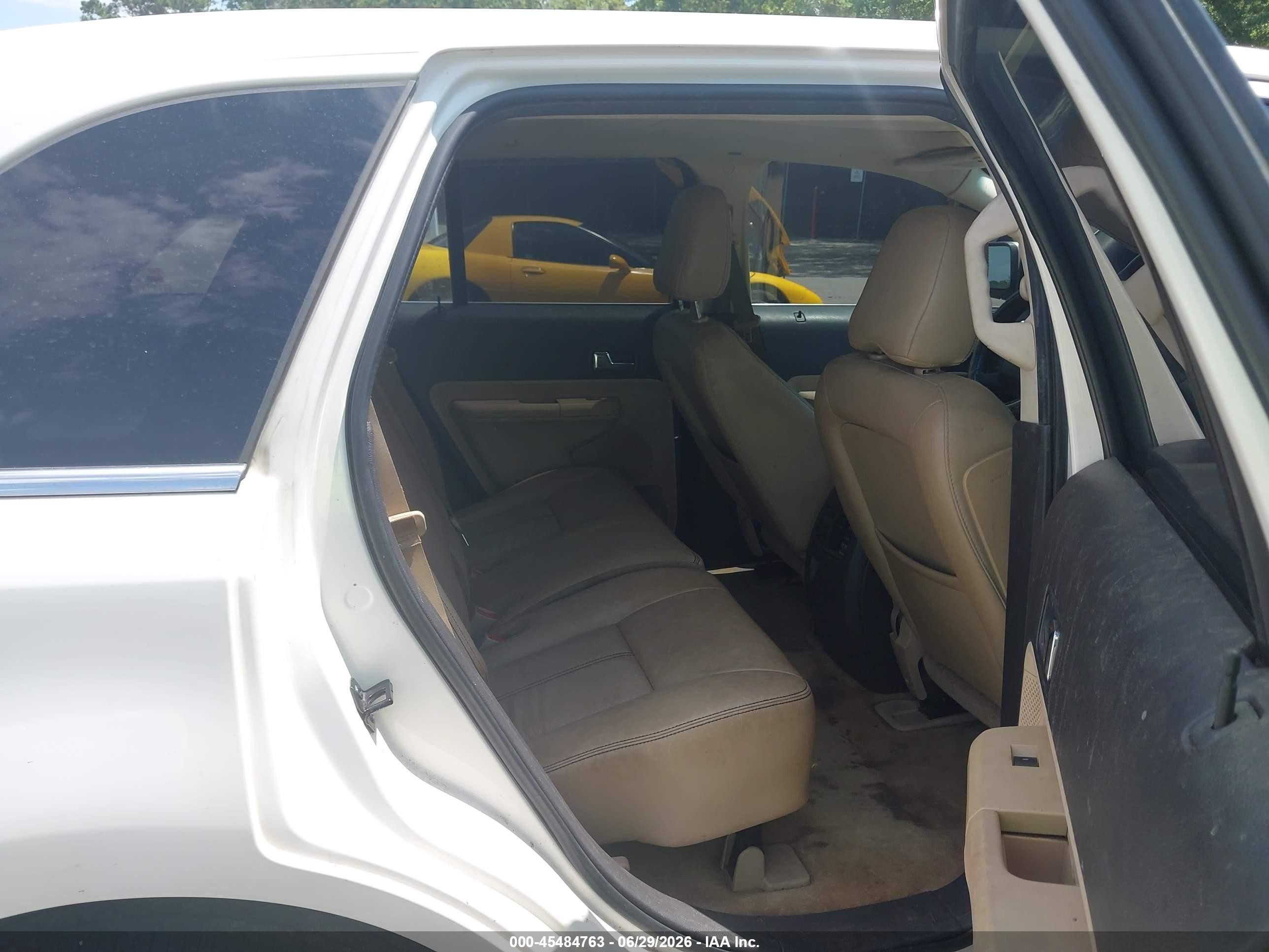 2008 Ford Edge Limited Cream vin: 2FMDK39CX8BB49497