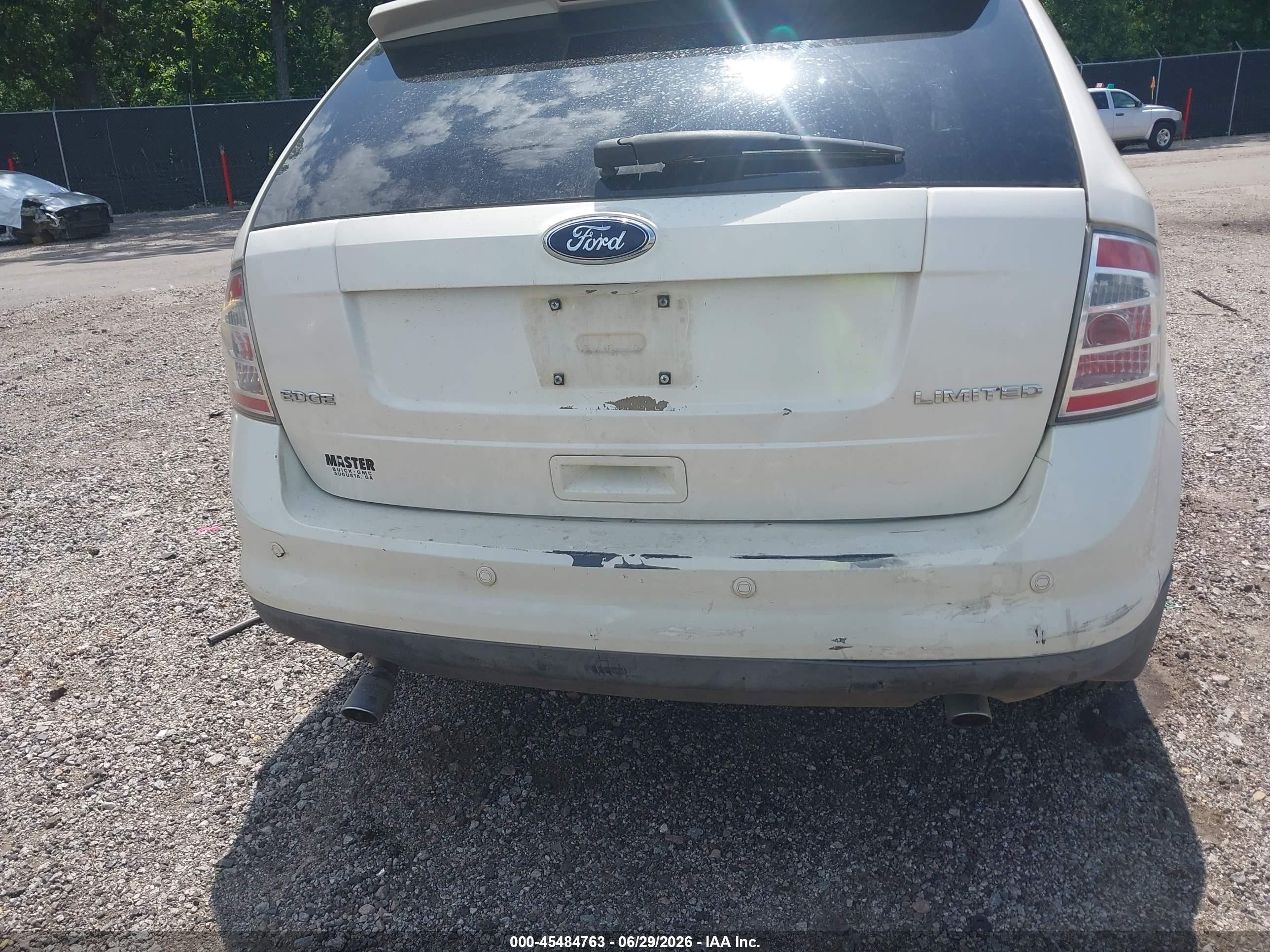 2008 Ford Edge Limited Cream vin: 2FMDK39CX8BB49497