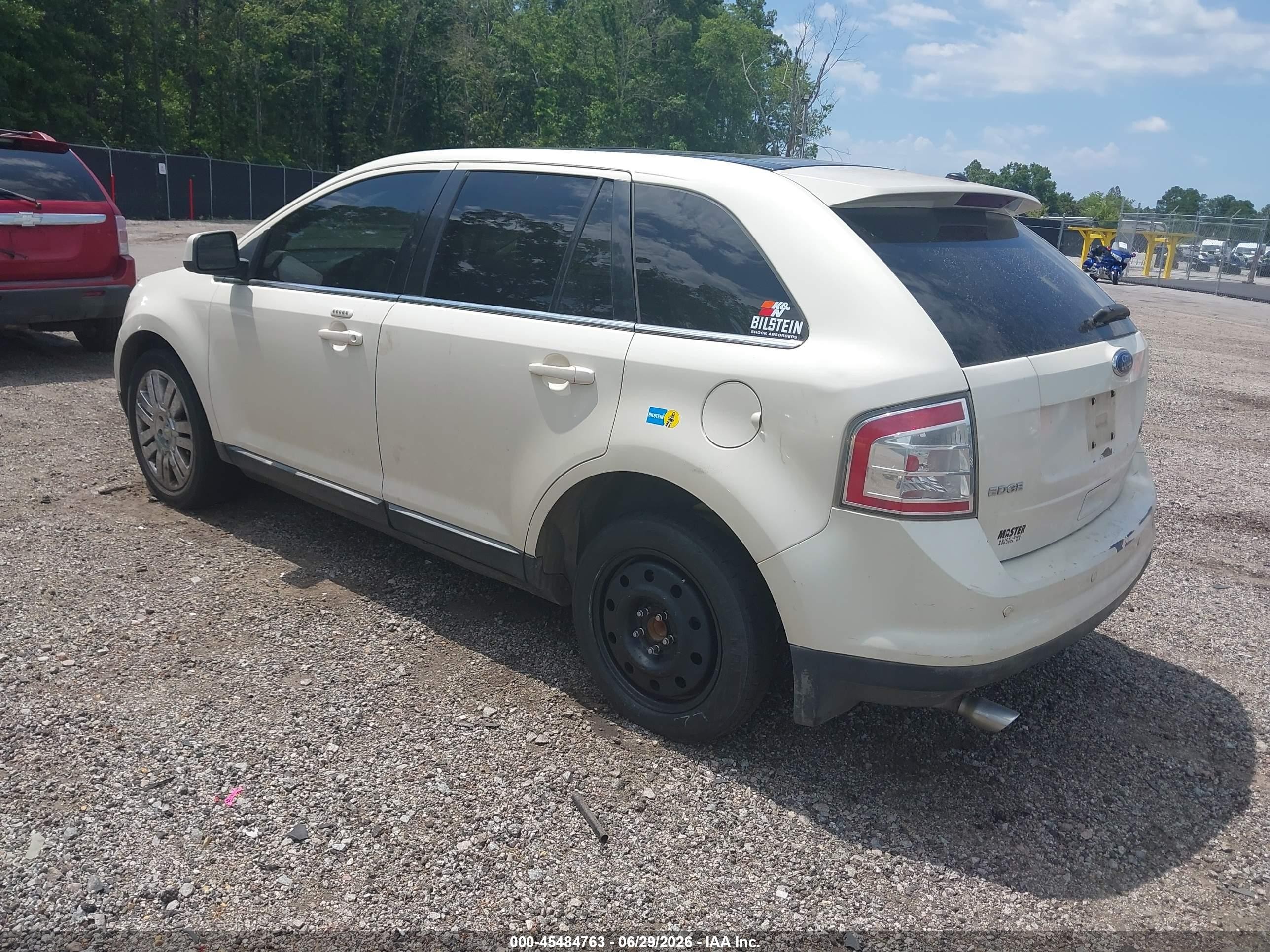 2008 Ford Edge Limited Cream vin: 2FMDK39CX8BB49497
