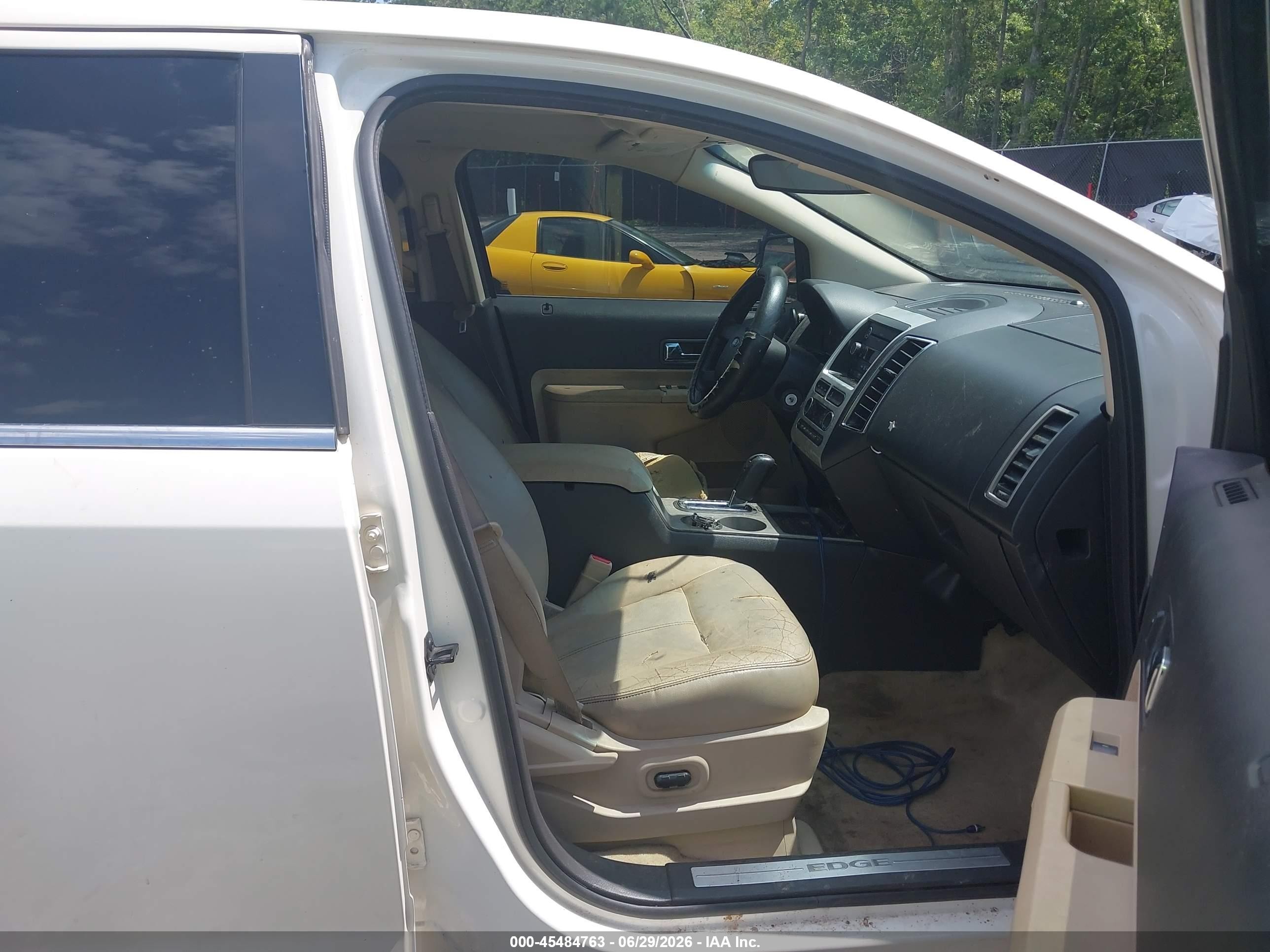 2008 Ford Edge Limited Cream vin: 2FMDK39CX8BB49497