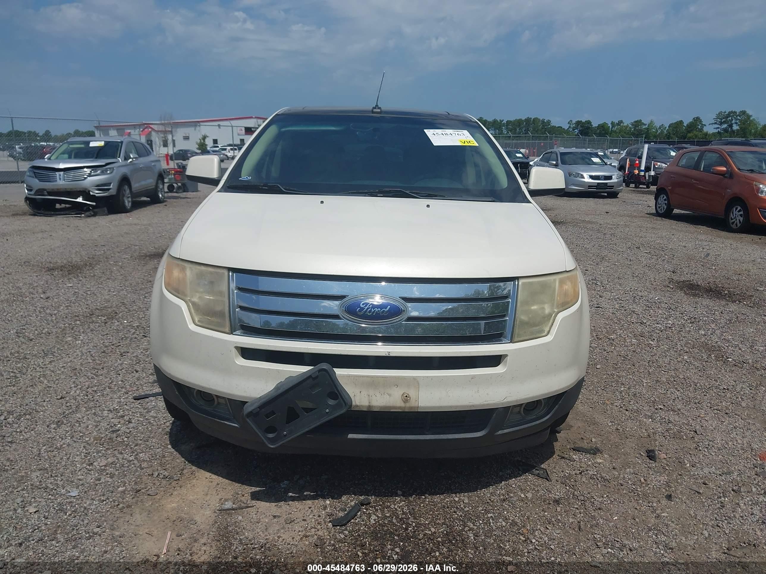 2008 Ford Edge Limited Cream vin: 2FMDK39CX8BB49497