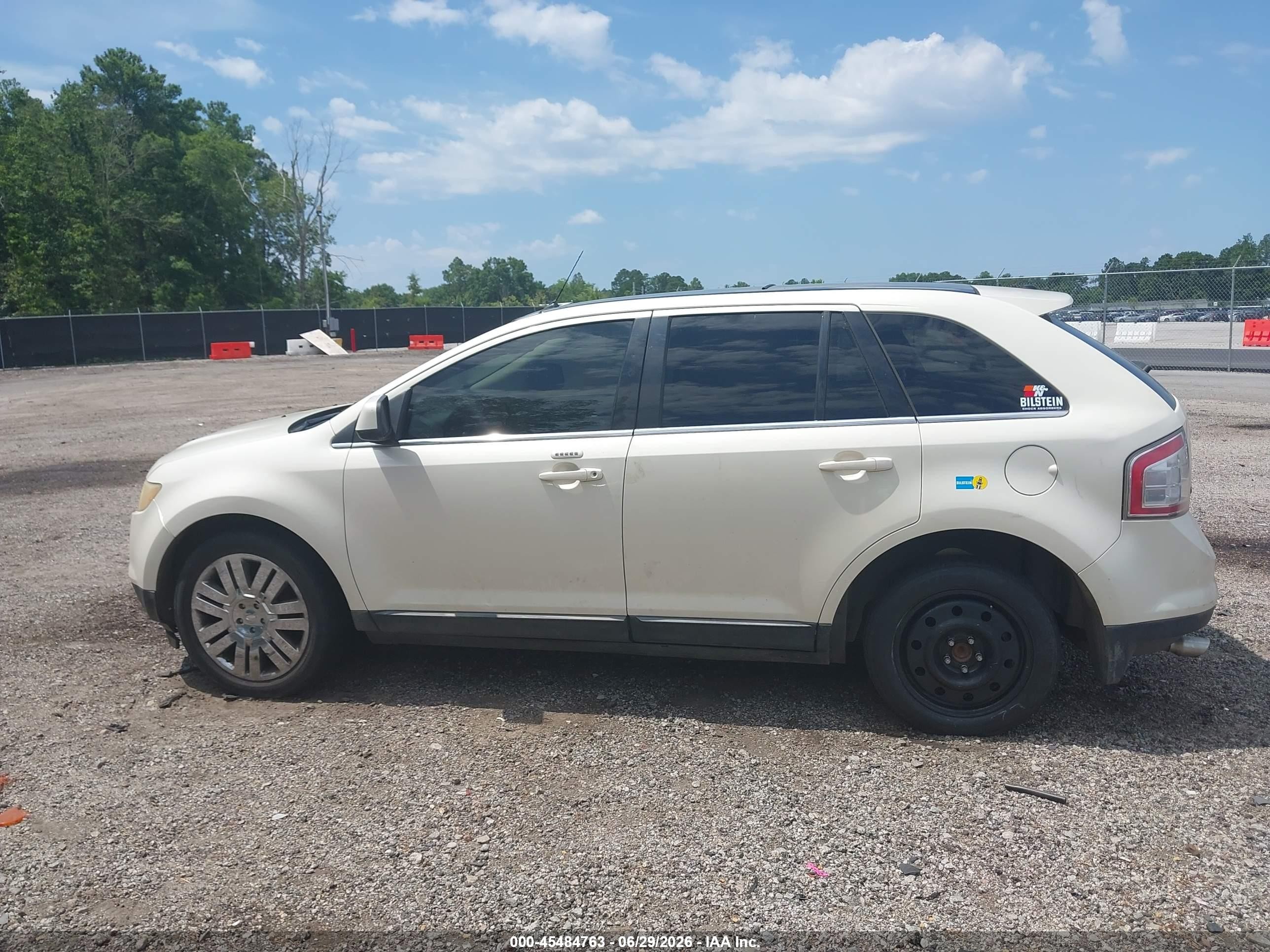 2008 Ford Edge Limited Cream vin: 2FMDK39CX8BB49497