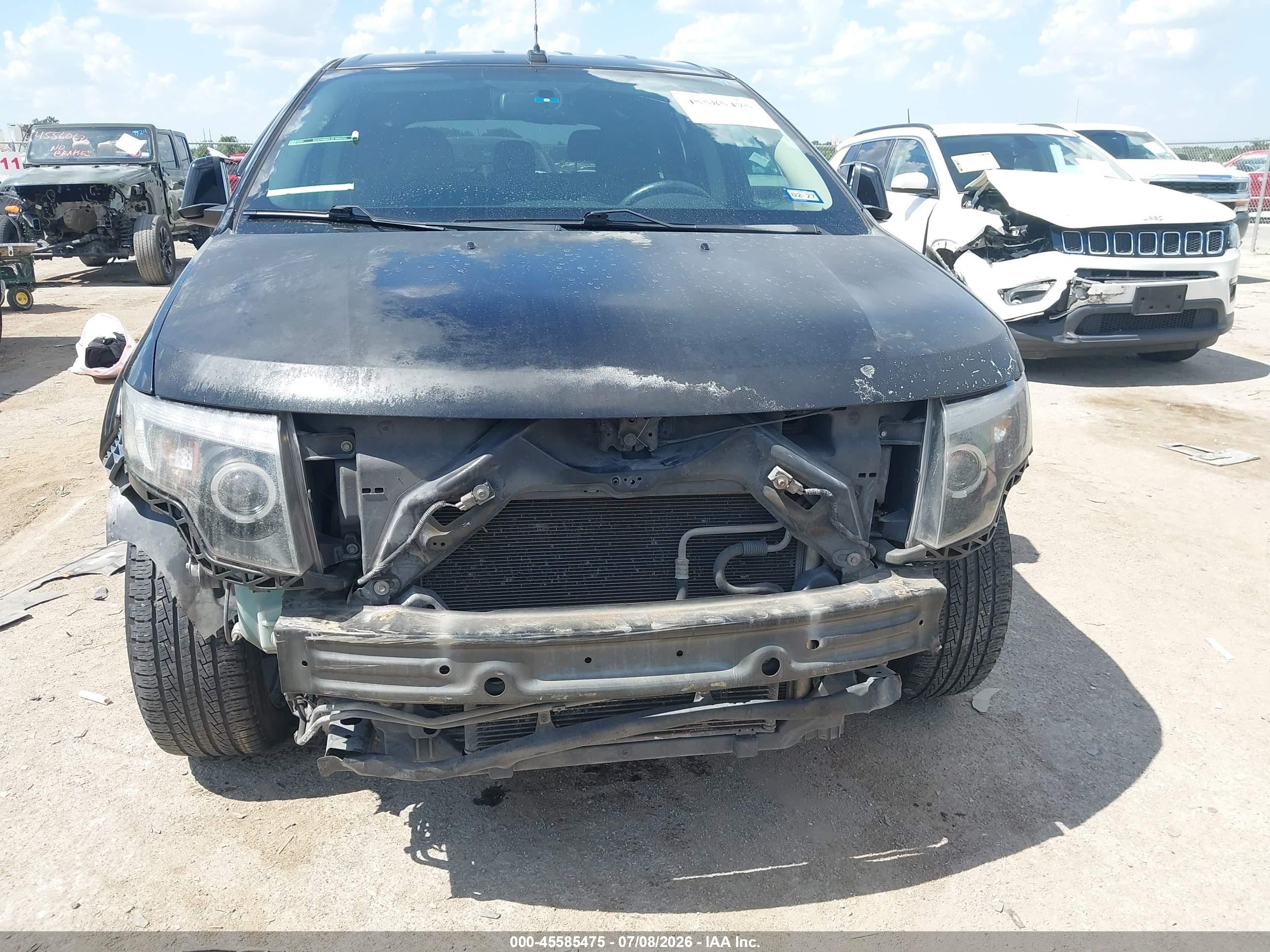 2010 Ford Edge Sport Black vin: 2FMDK3AC2ABA13267