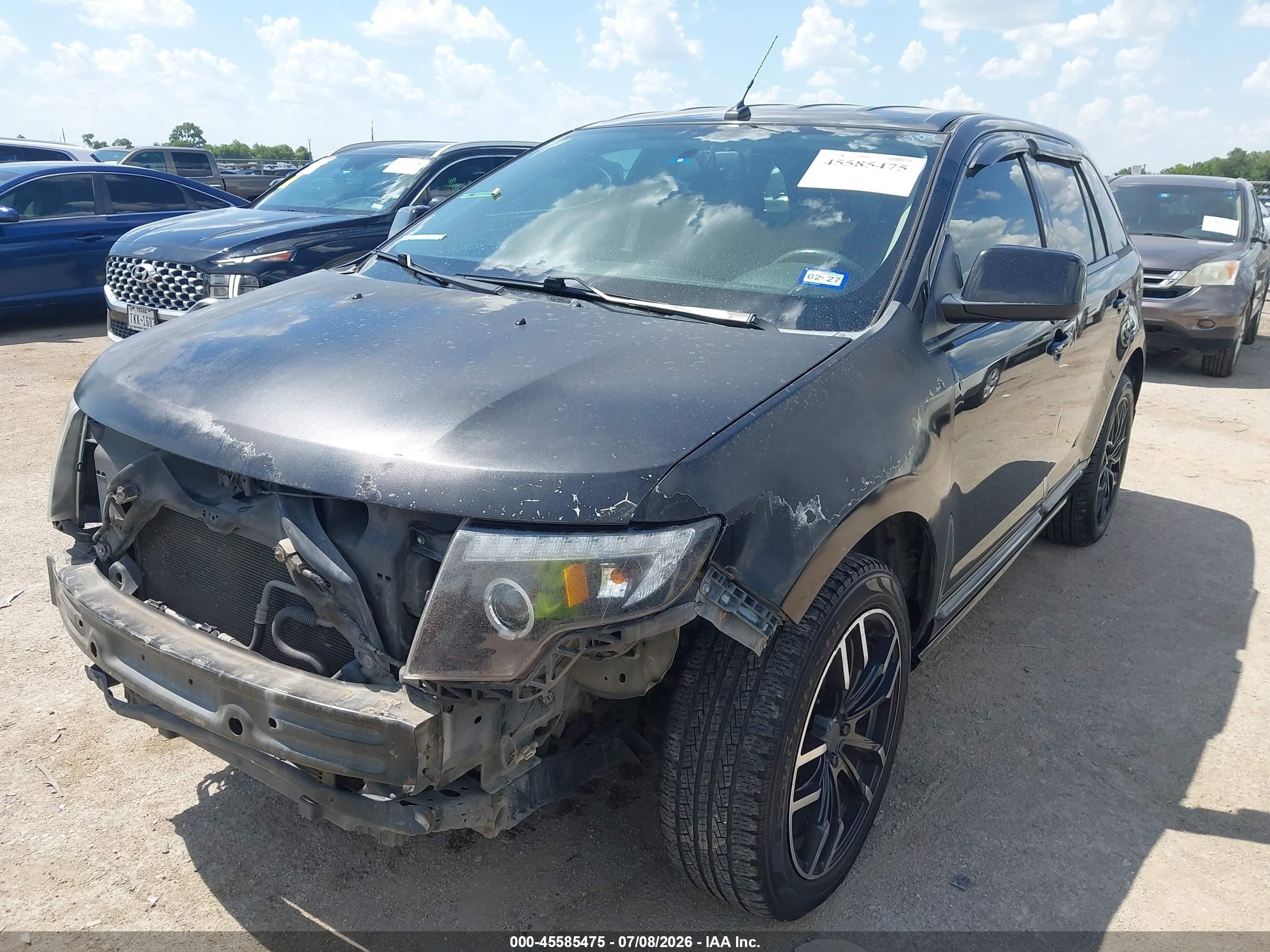 2010 Ford Edge Sport Black vin: 2FMDK3AC2ABA13267