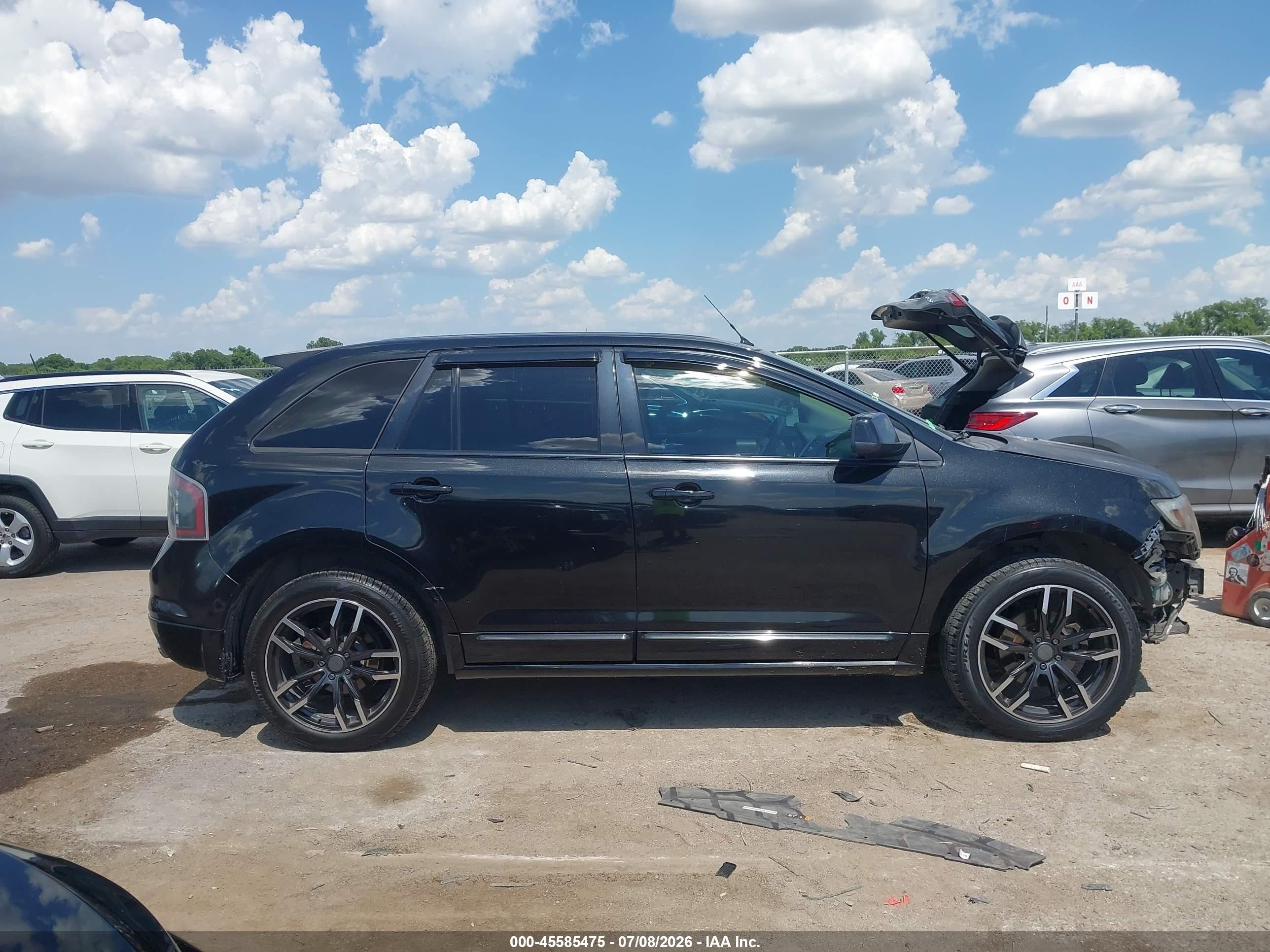 2010 Ford Edge Sport Black vin: 2FMDK3AC2ABA13267