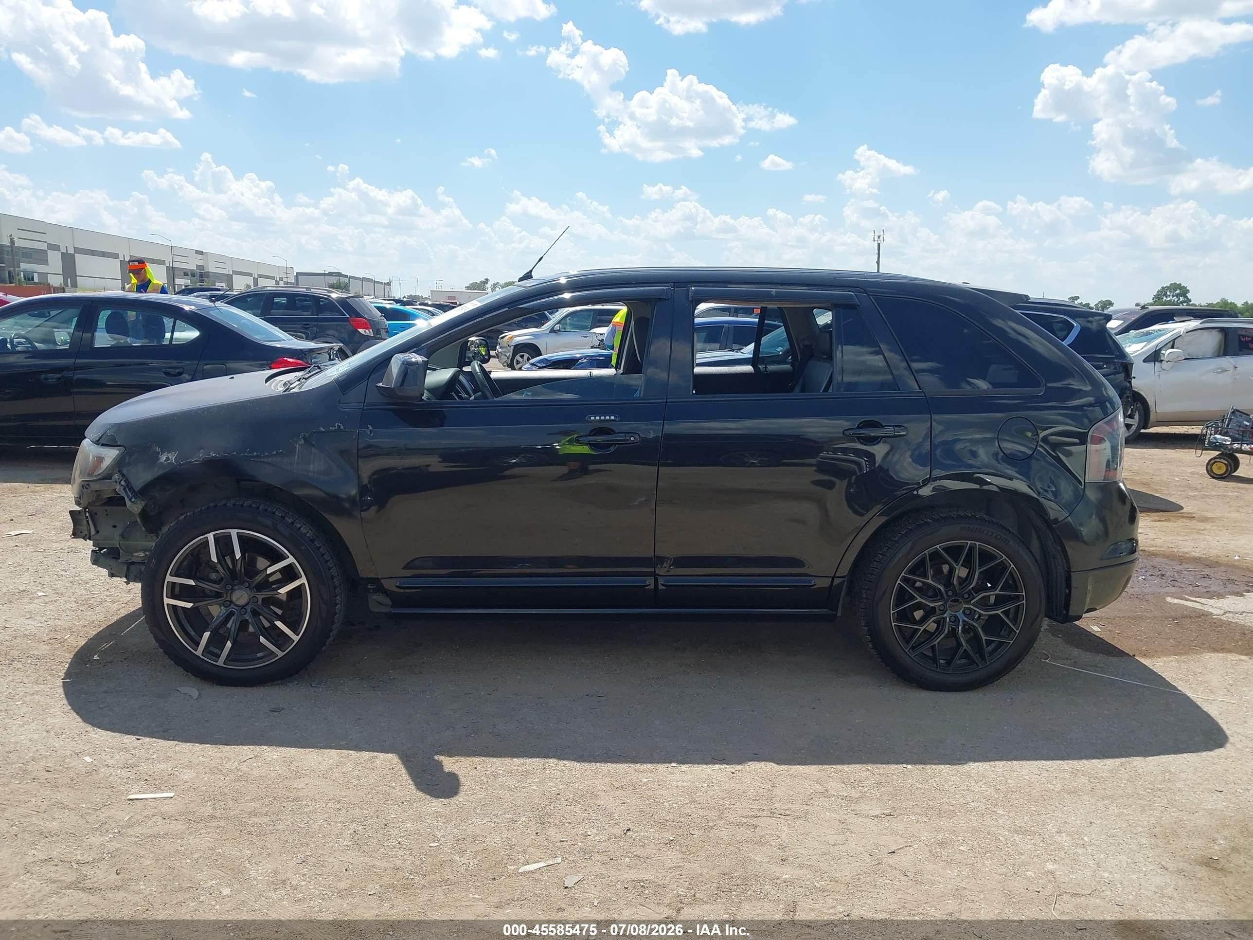 2010 Ford Edge Sport Black vin: 2FMDK3AC2ABA13267