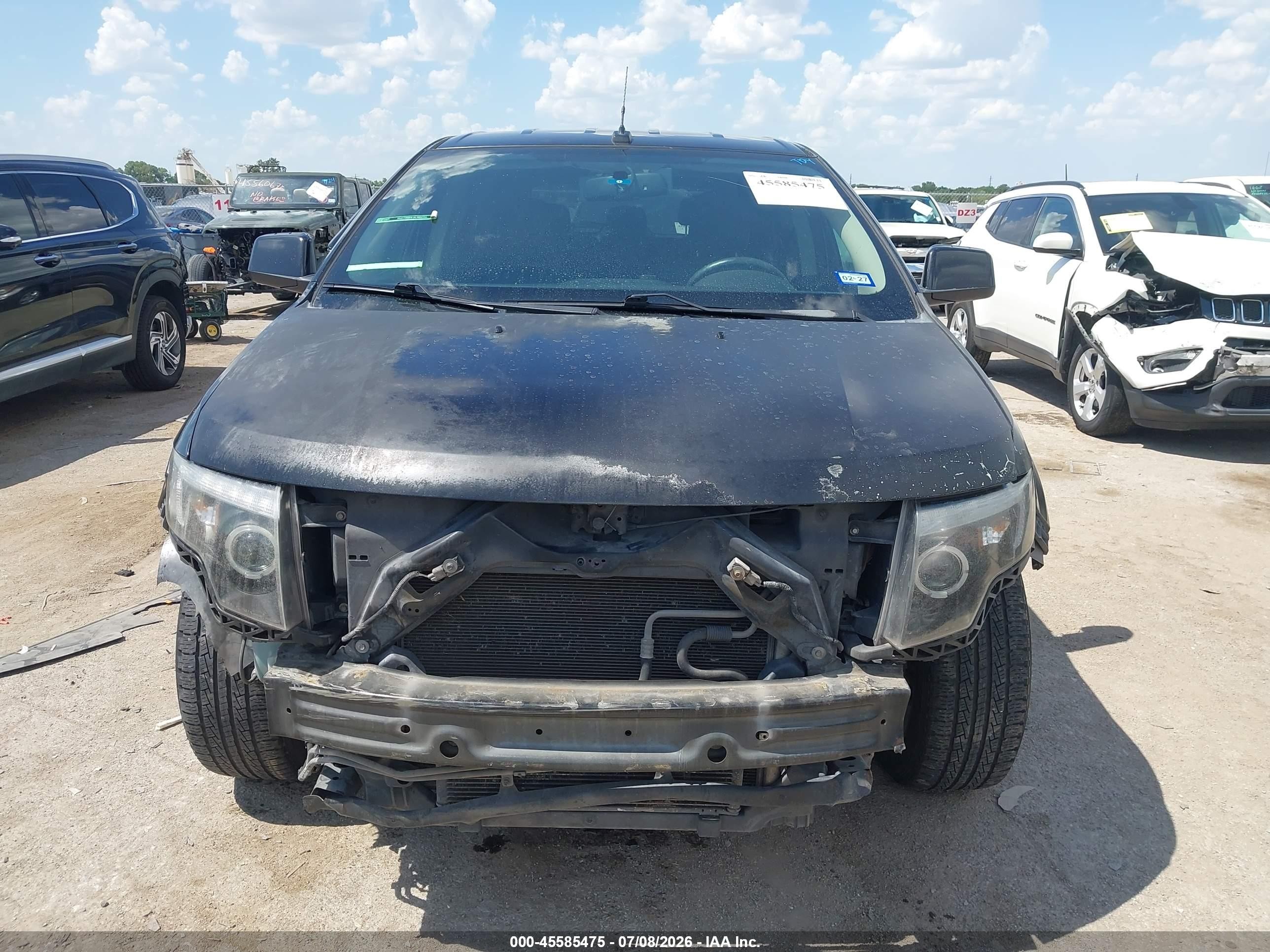 2010 Ford Edge Sport Black vin: 2FMDK3AC2ABA13267