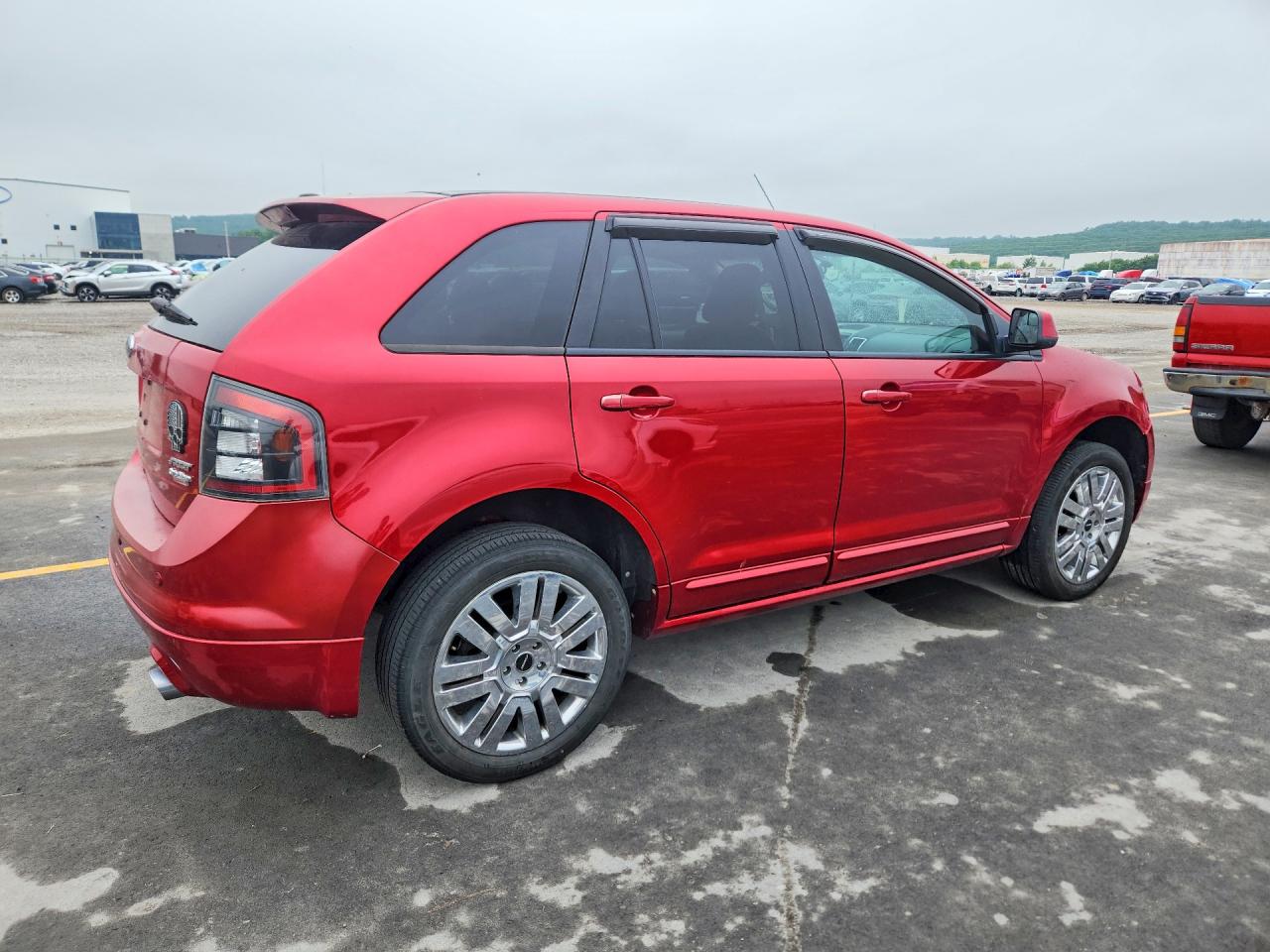 2010 Ford Edge Sport Red vin: 2FMDK3AC5ABA19676