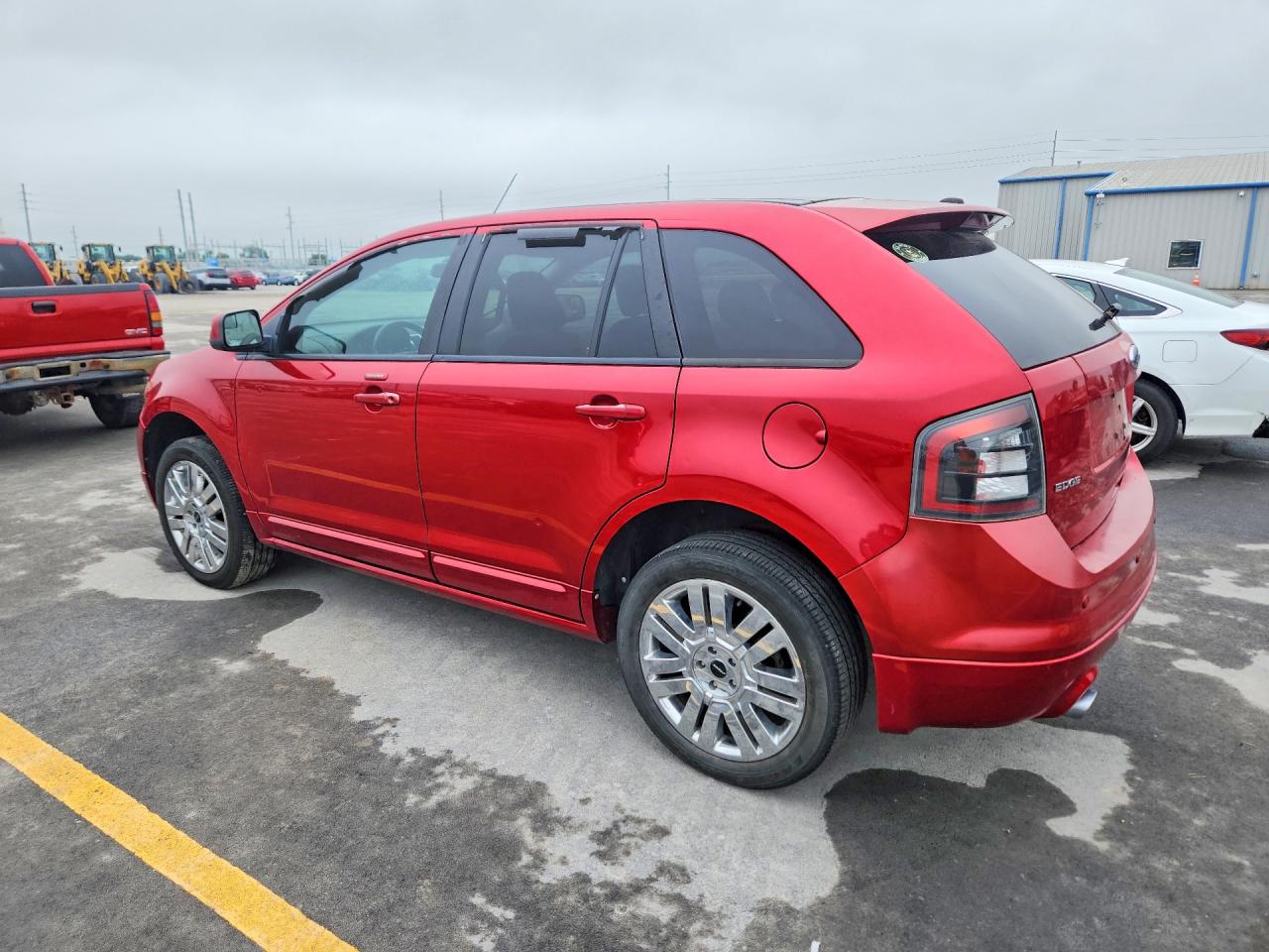 2010 Ford Edge Sport Red vin: 2FMDK3AC5ABA19676