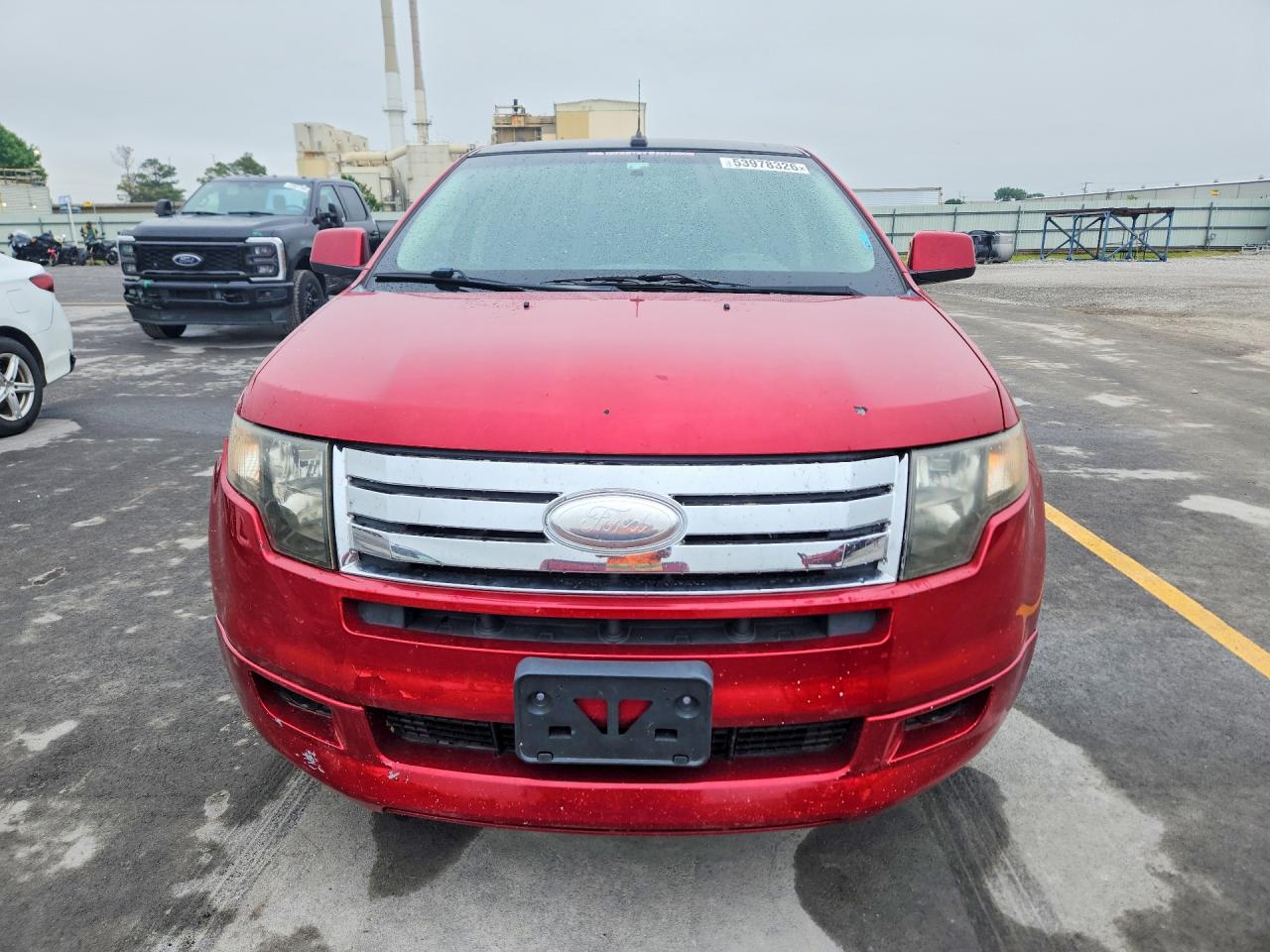2010 Ford Edge Sport Red vin: 2FMDK3AC5ABA19676