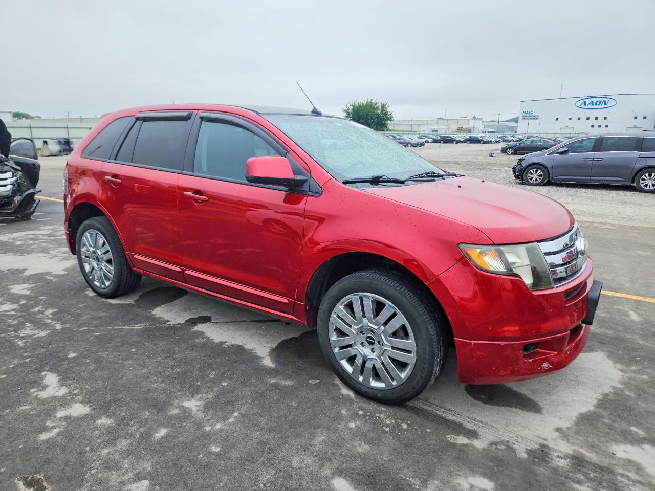 2010 Ford Edge Sport Red vin: 2FMDK3AC5ABA19676