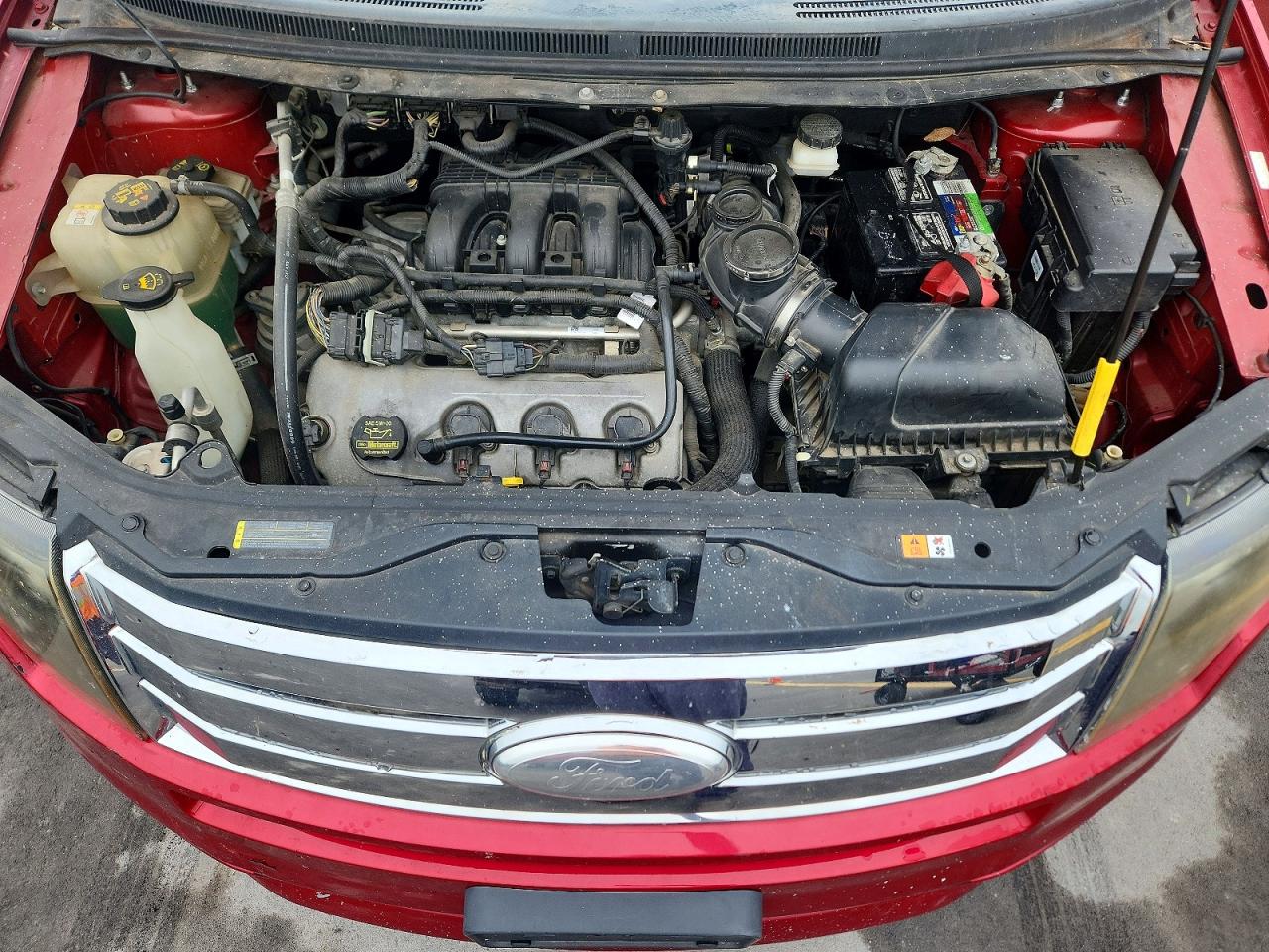 2010 Ford Edge Sport Red vin: 2FMDK3AC5ABA19676