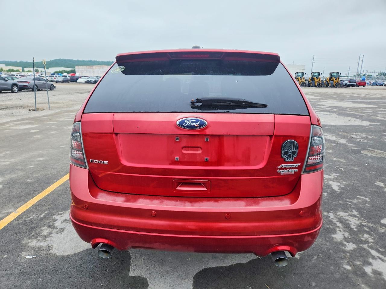 2010 Ford Edge Sport Red vin: 2FMDK3AC5ABA19676