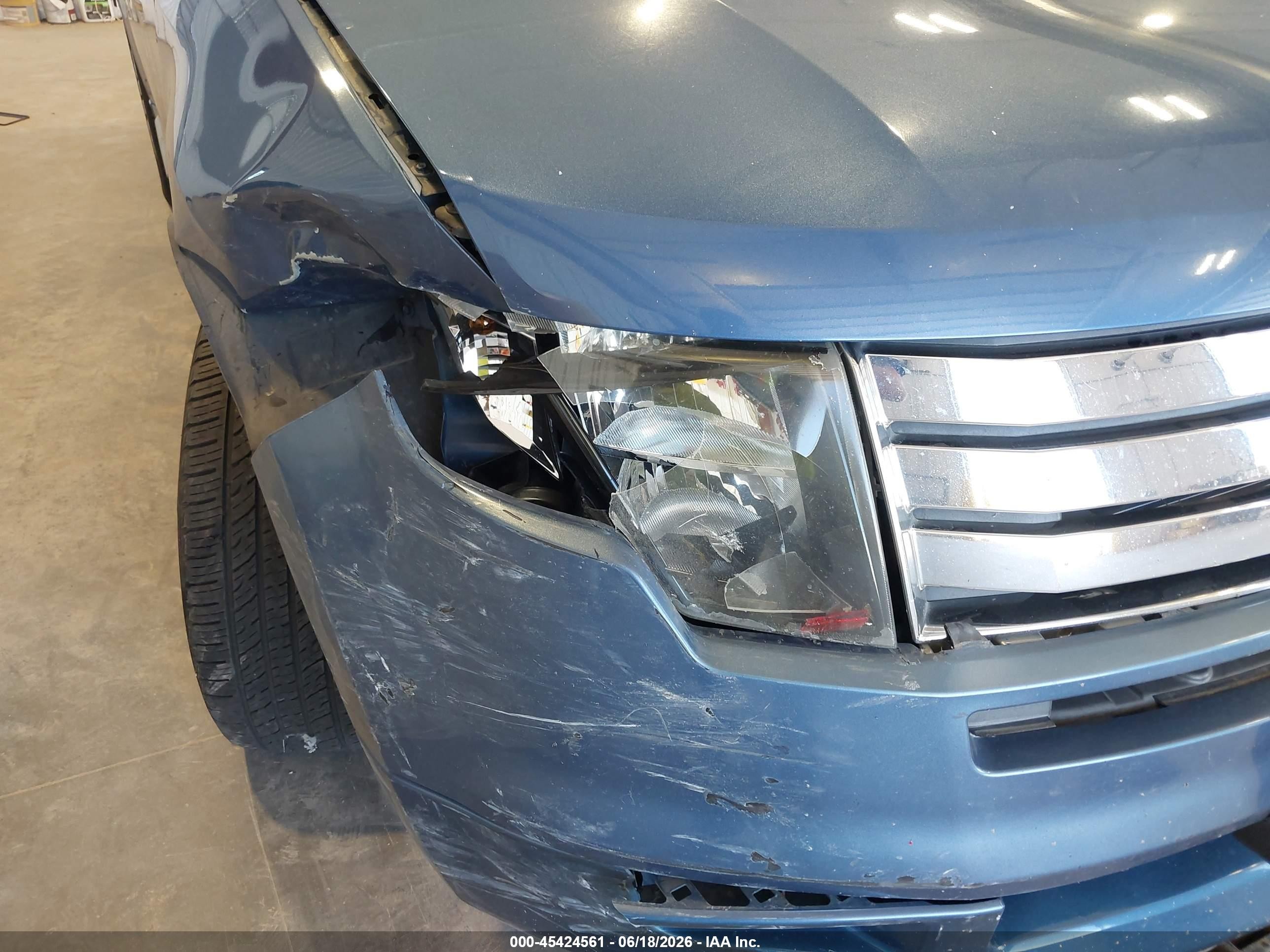 2010 Ford Edge Sport Blue vin: 2FMDK3ACXABA65536