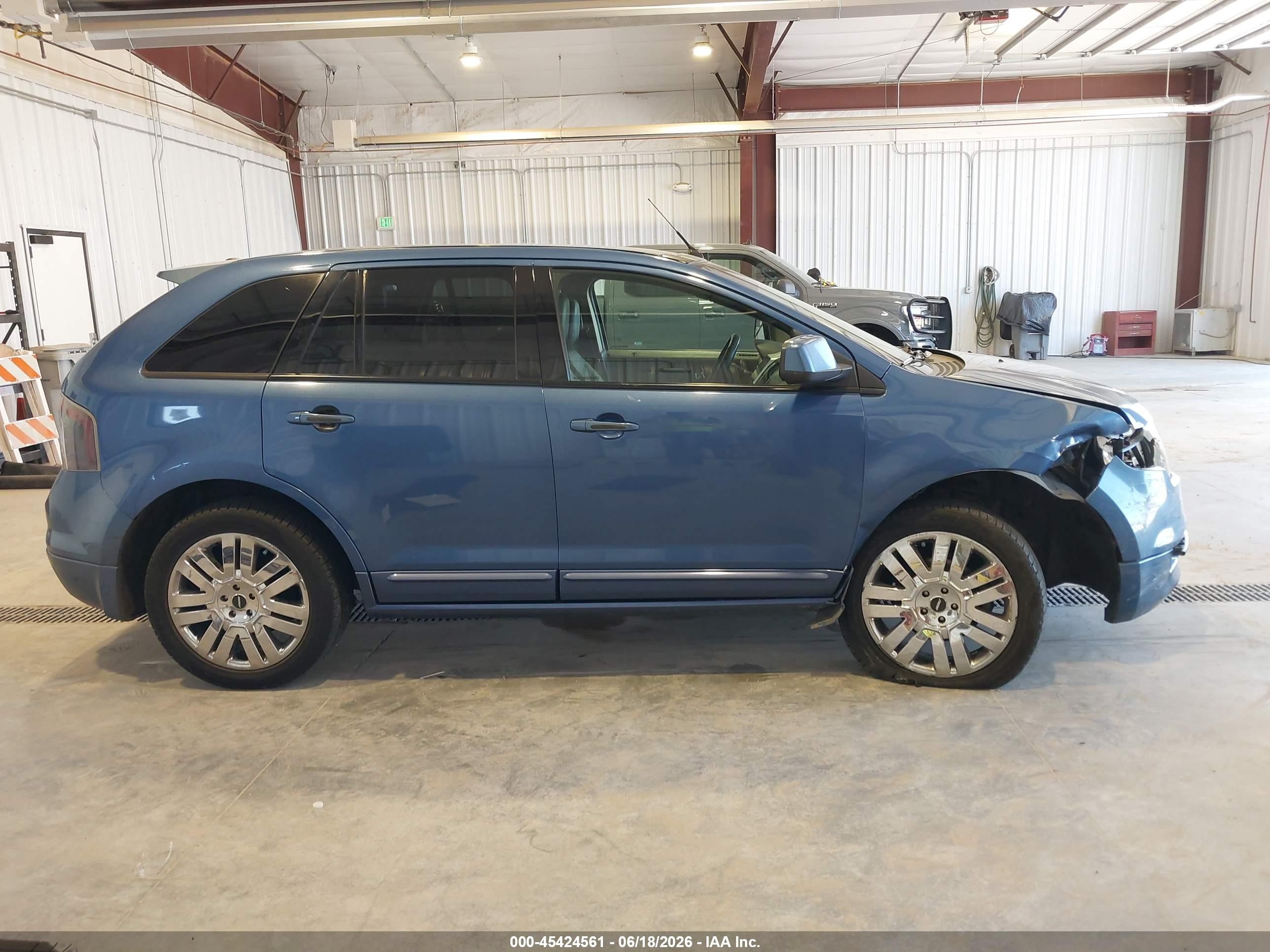 2010 Ford Edge Sport Blue vin: 2FMDK3ACXABA65536