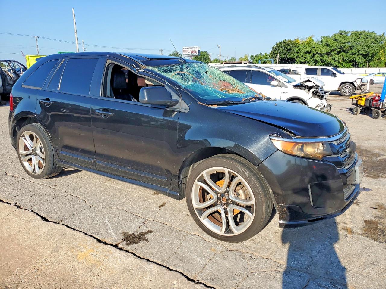2011 Ford Edge Sport Black vin: 2FMDK3AK0BBA80877