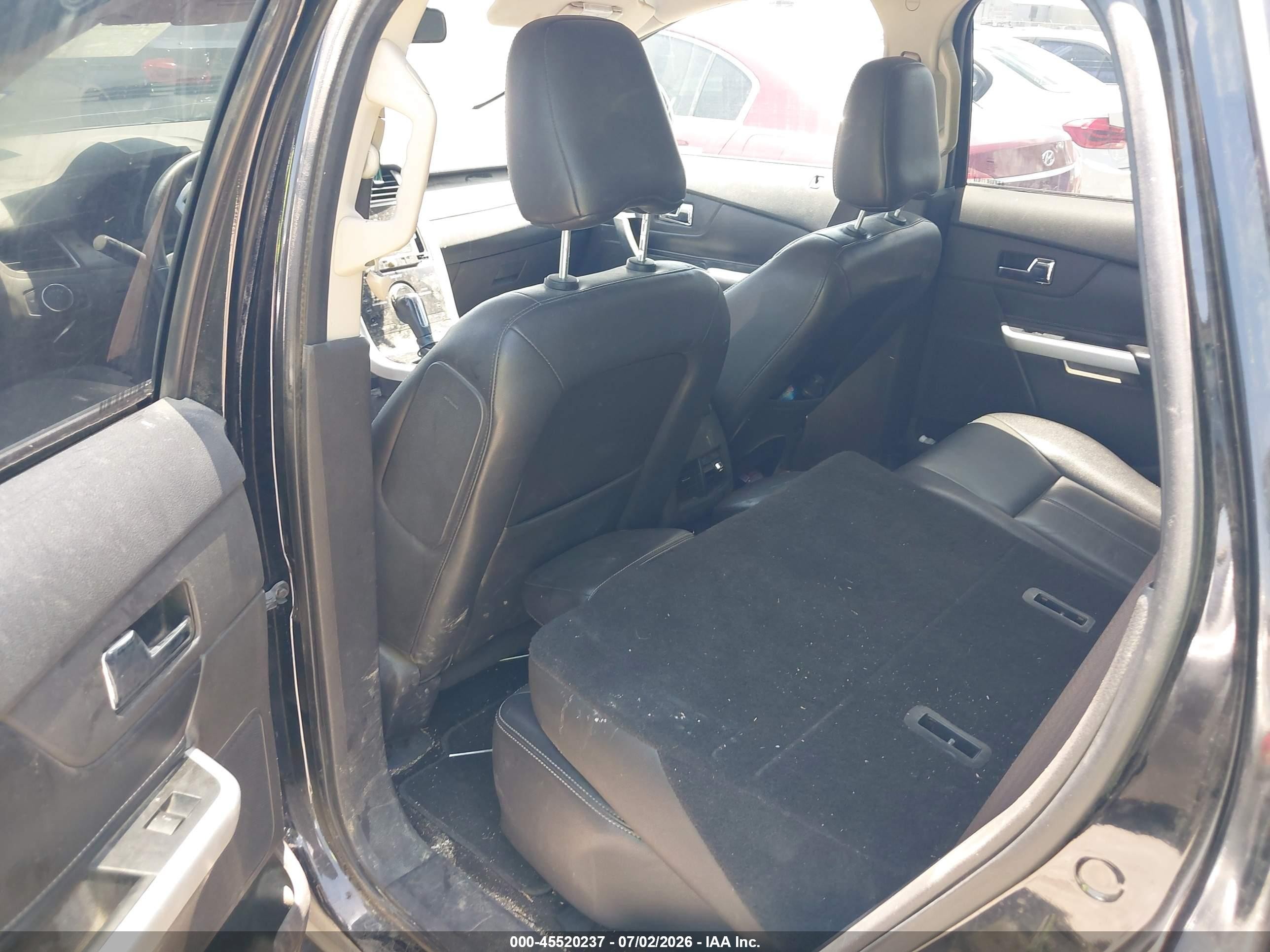 2012 Ford Edge Sport Black vin: 2FMDK3AK0CBA25878