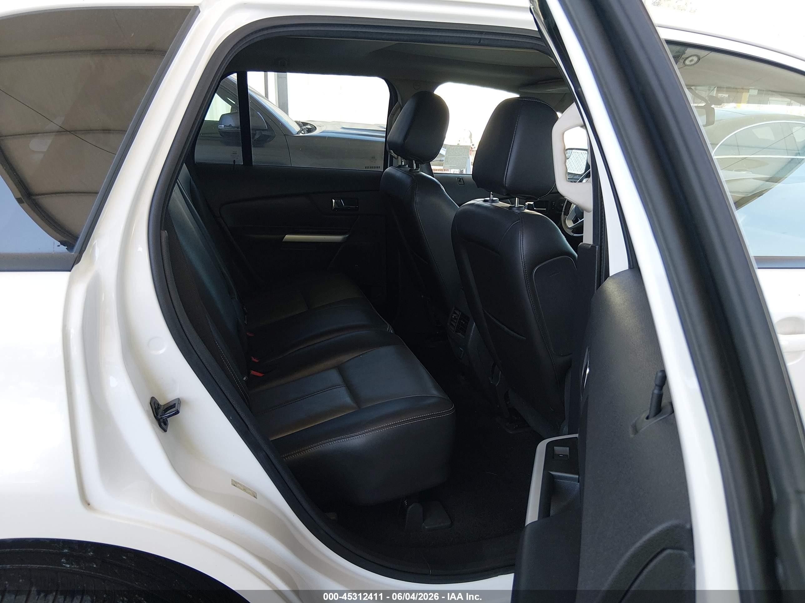 2013 Ford Edge Sport White vin: 2FMDK3AK0DBA32038