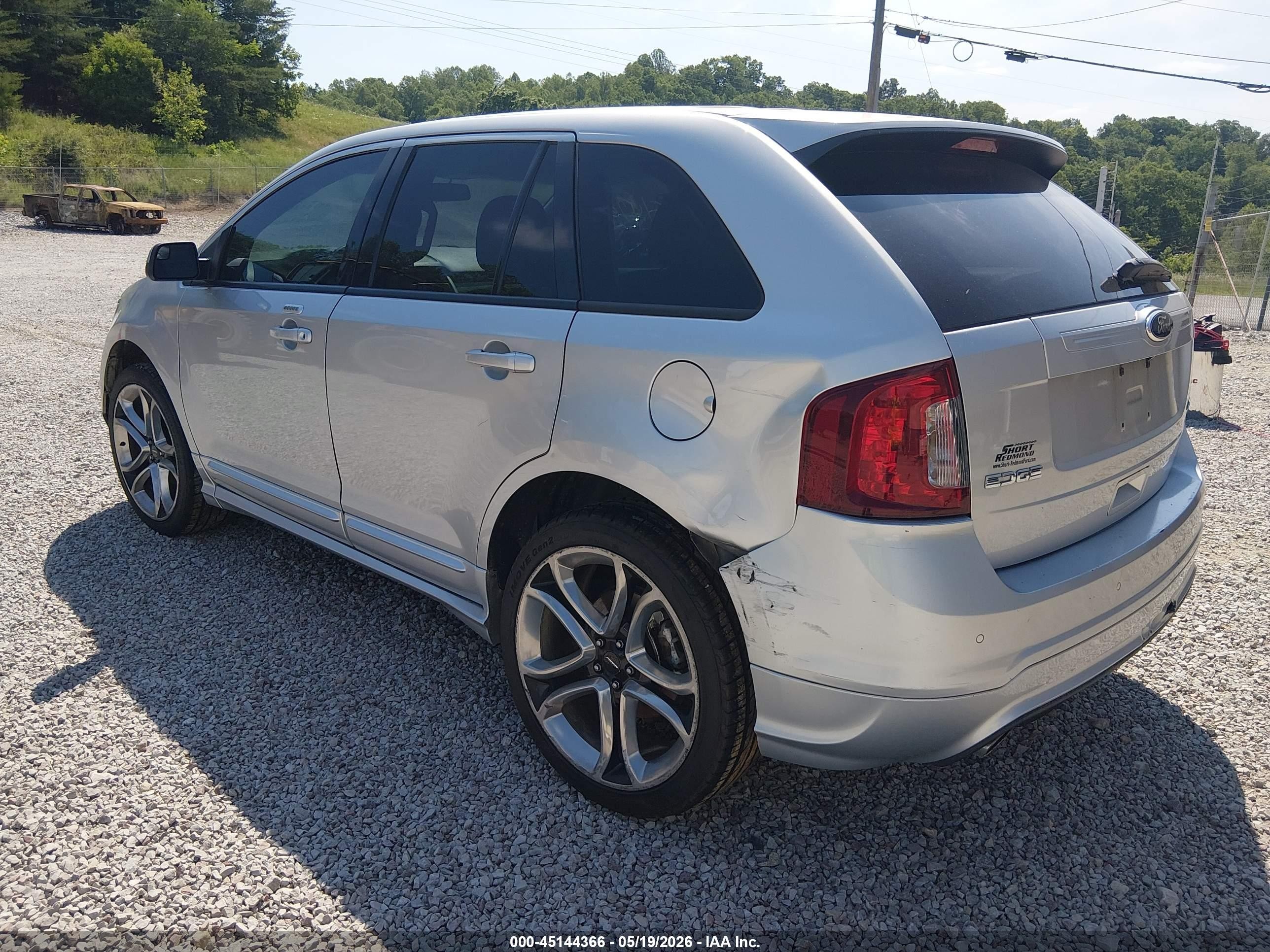 2014 Ford Edge Sport Silver vin: 2FMDK3AK0EBA30937