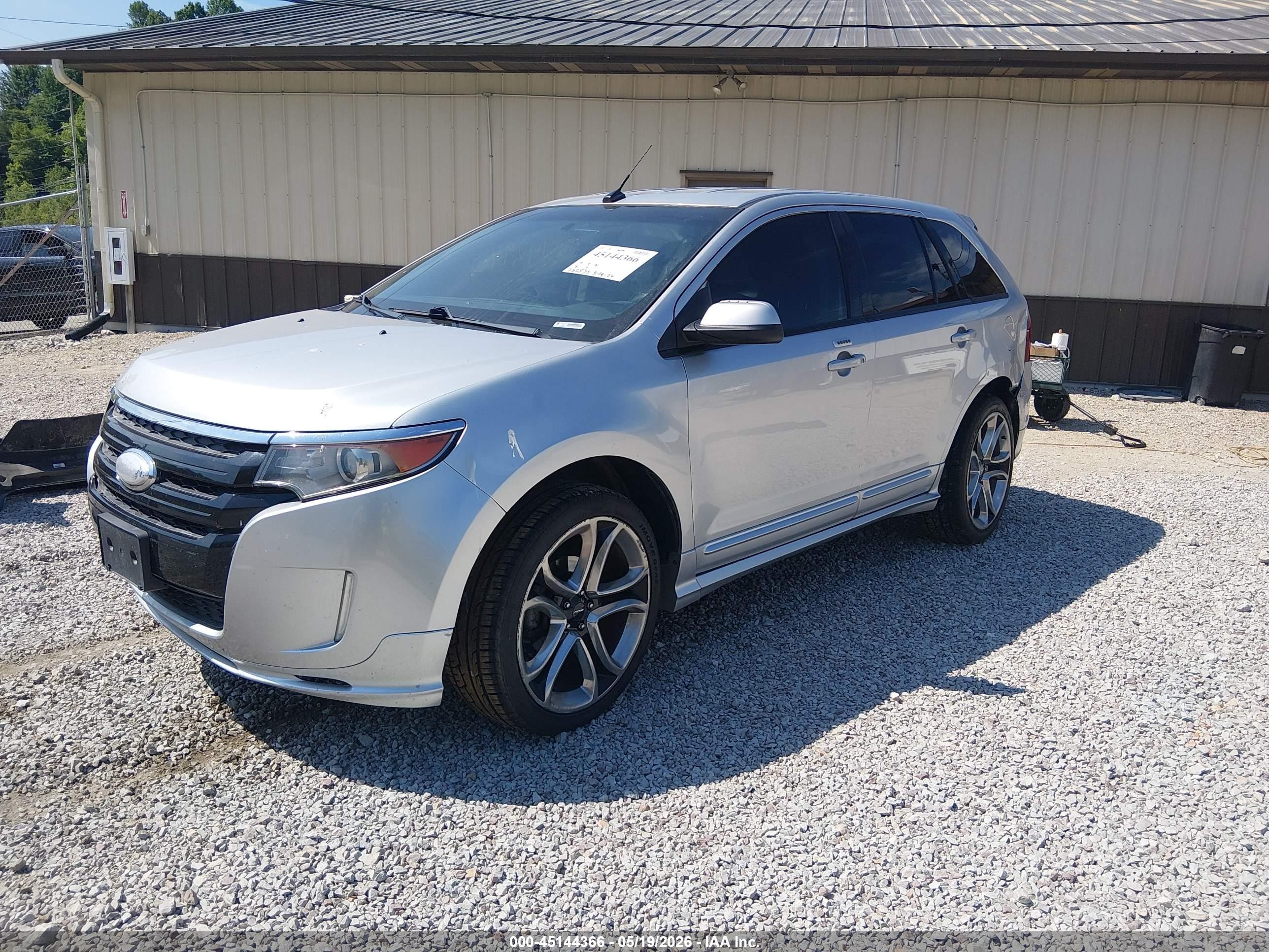 2014 Ford Edge Sport Silver vin: 2FMDK3AK0EBA30937