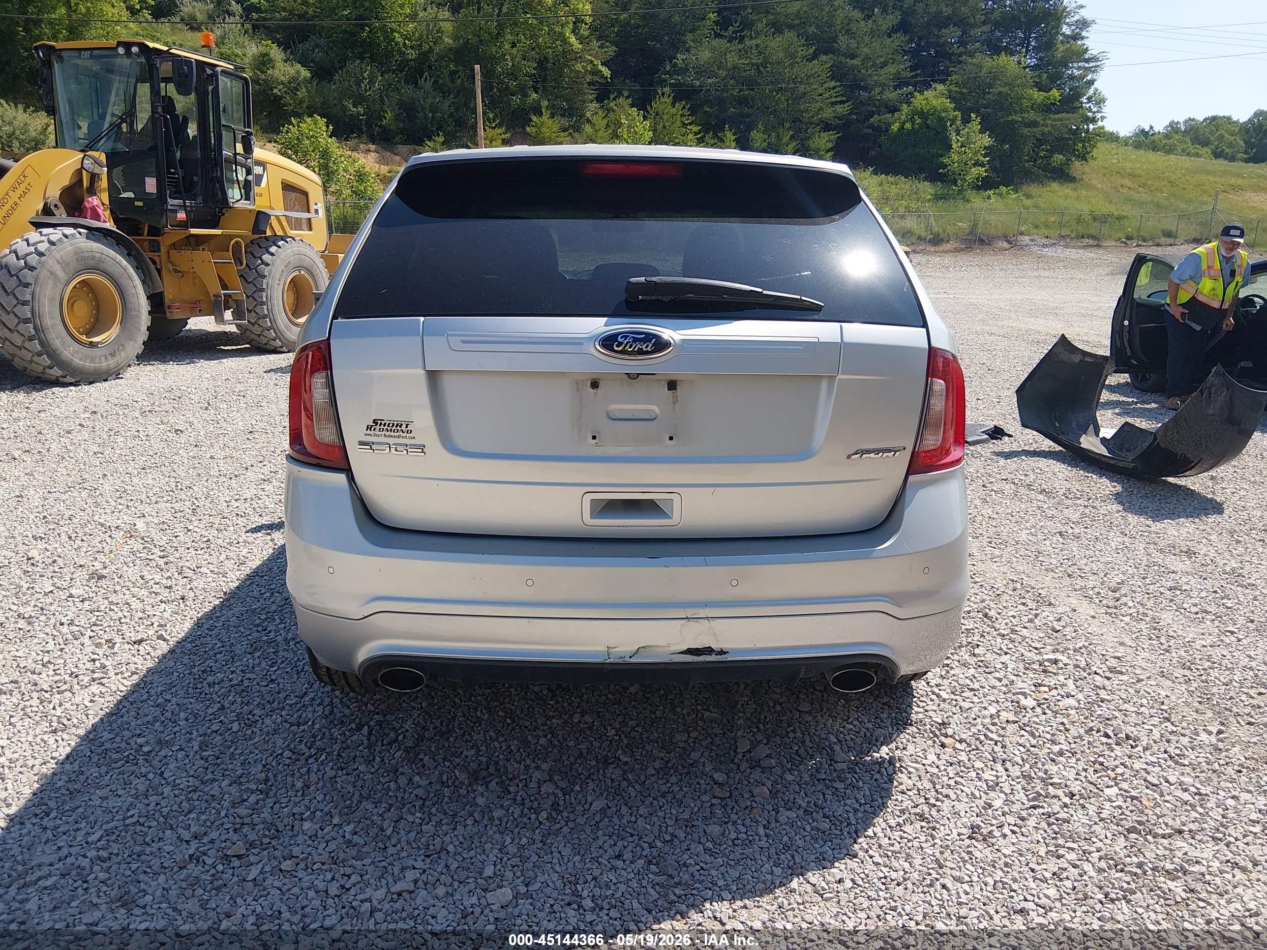 2014 Ford Edge Sport Silver vin: 2FMDK3AK0EBA30937