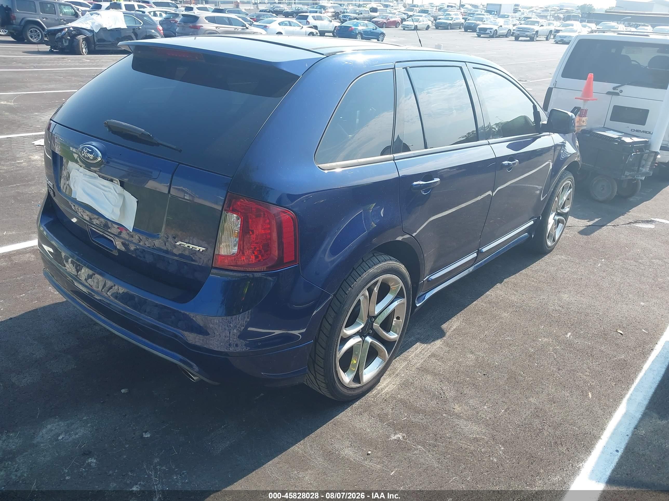 2011 Ford Edge Sport Navy vin: 2FMDK3AK1BBA08523