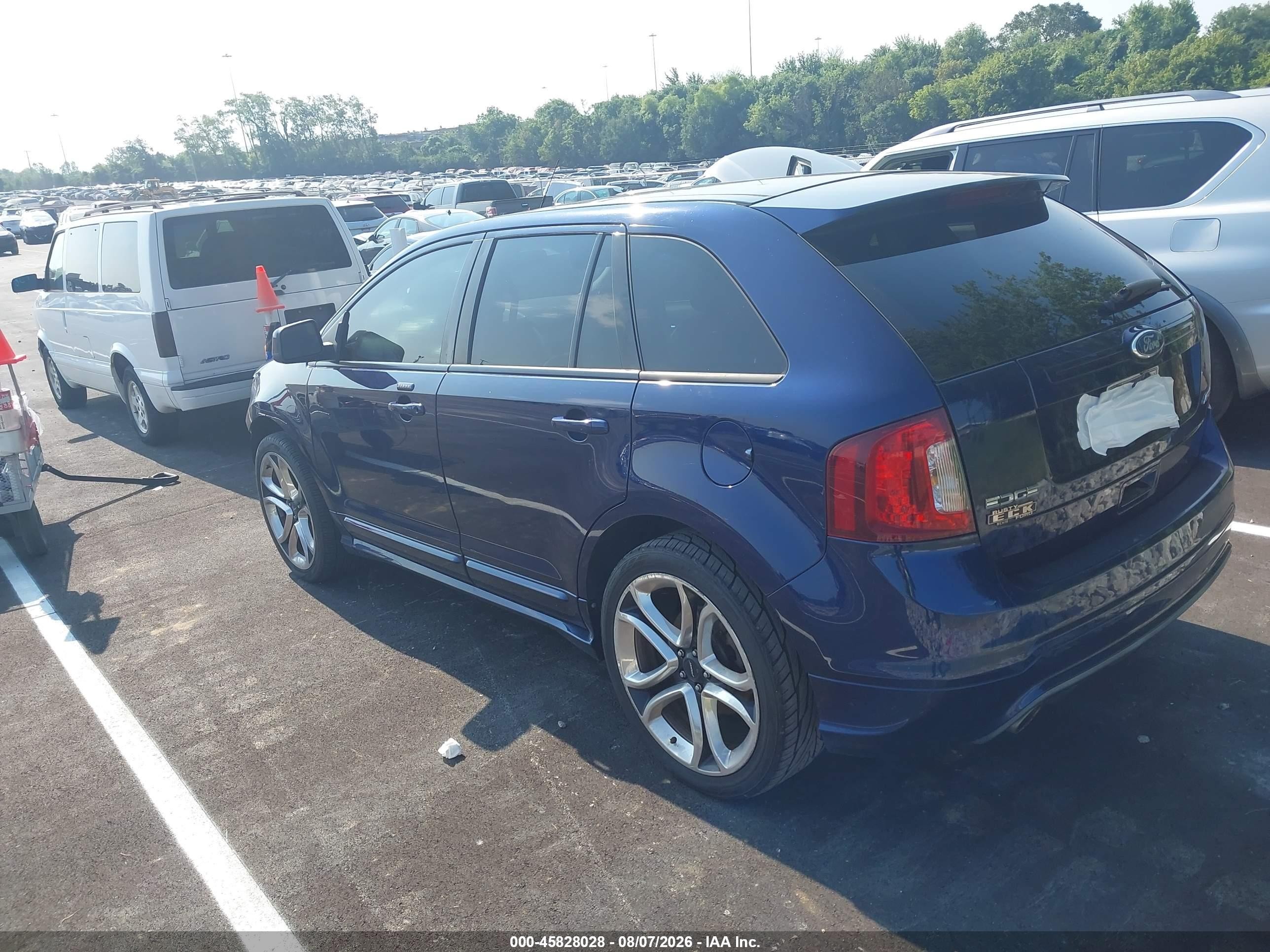 2011 Ford Edge Sport Navy vin: 2FMDK3AK1BBA08523