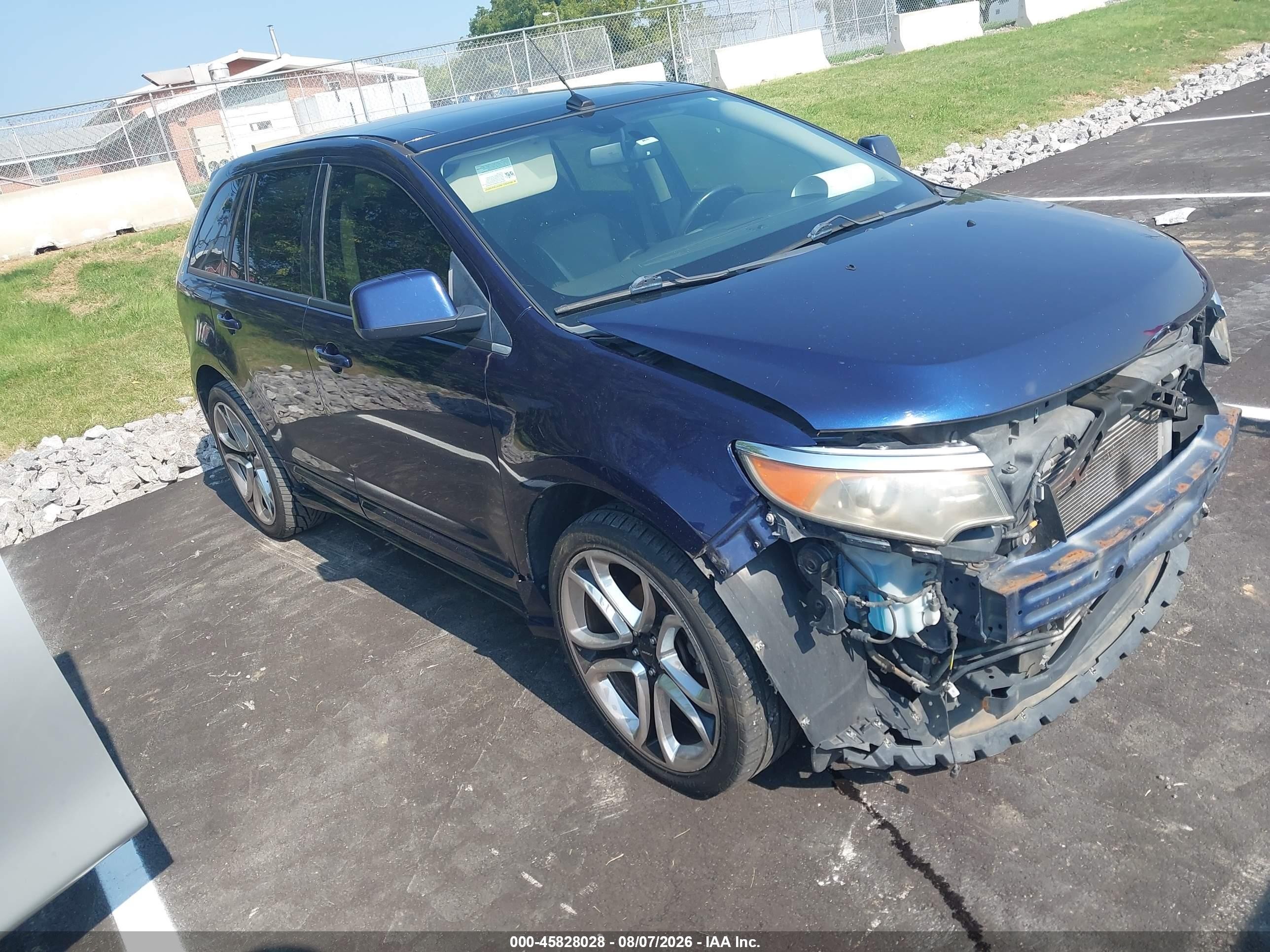 2011 Ford Edge Sport Navy vin: 2FMDK3AK1BBA08523
