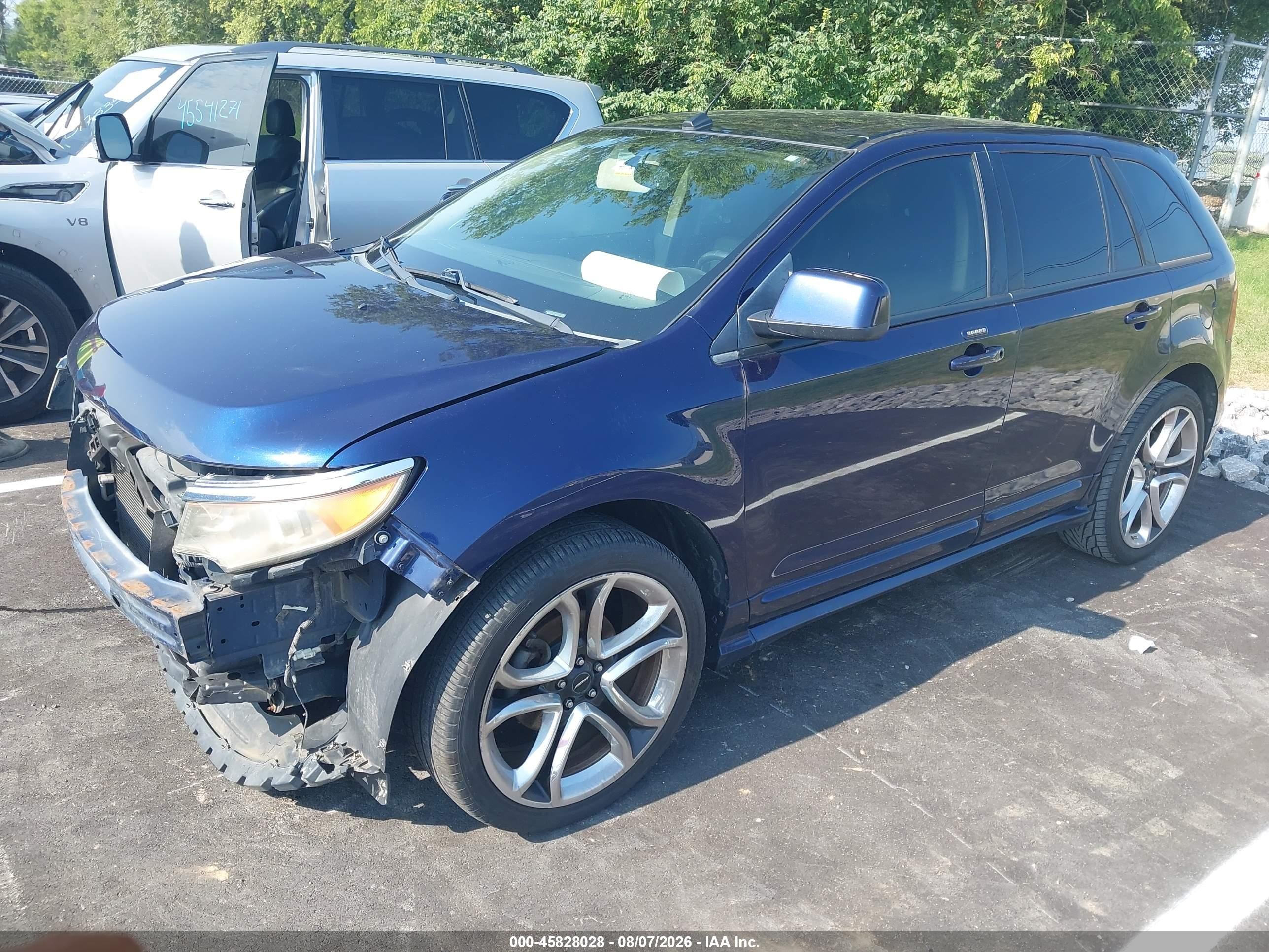 2011 Ford Edge Sport Navy vin: 2FMDK3AK1BBA08523