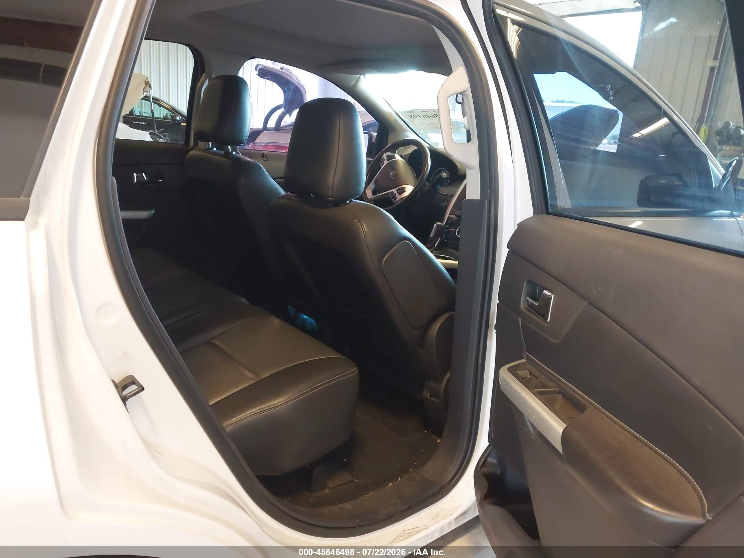 2012 Ford Edge Sport White vin: 2FMDK3AK1CBA36761