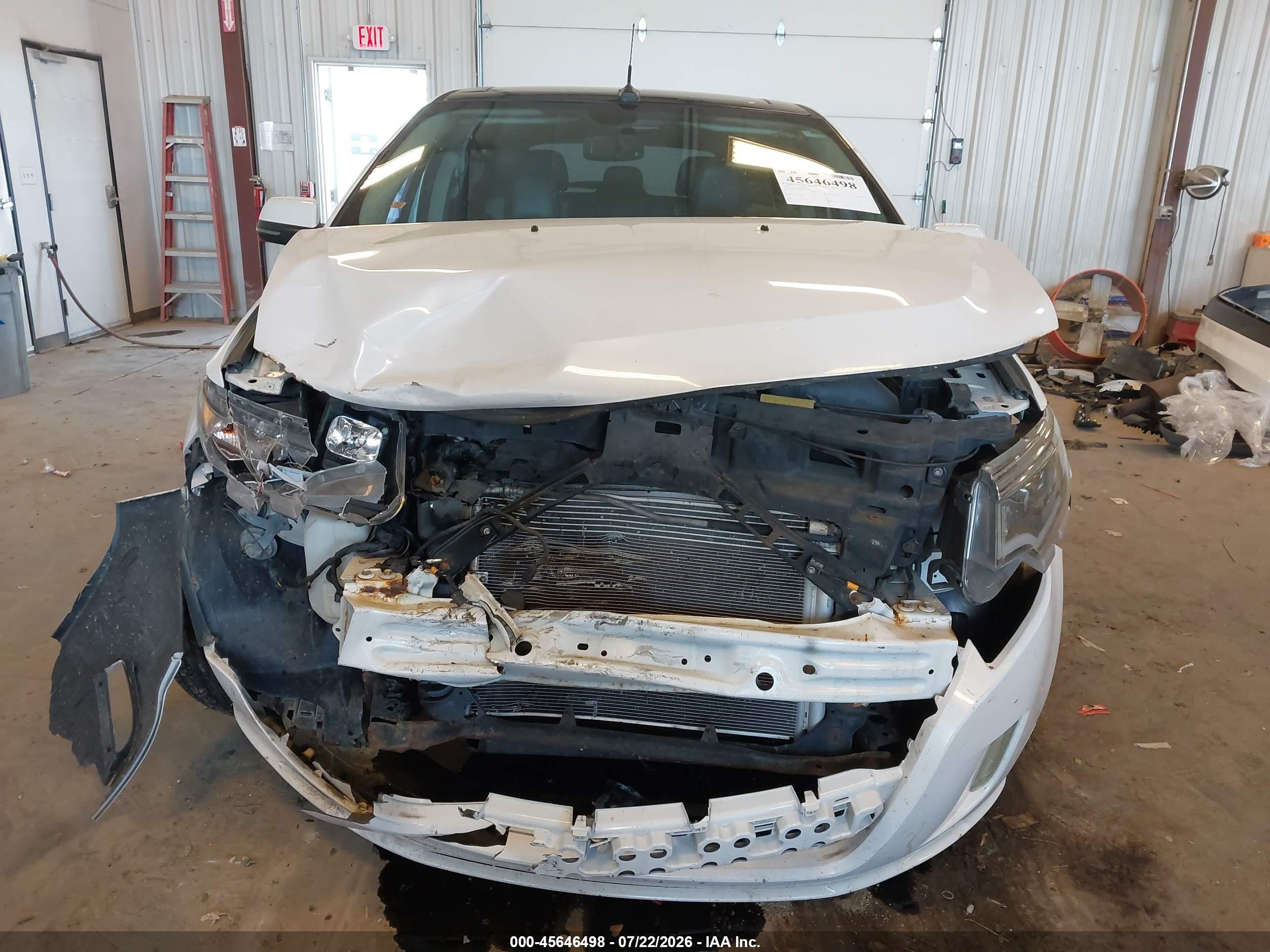 2012 Ford Edge Sport White vin: 2FMDK3AK1CBA36761
