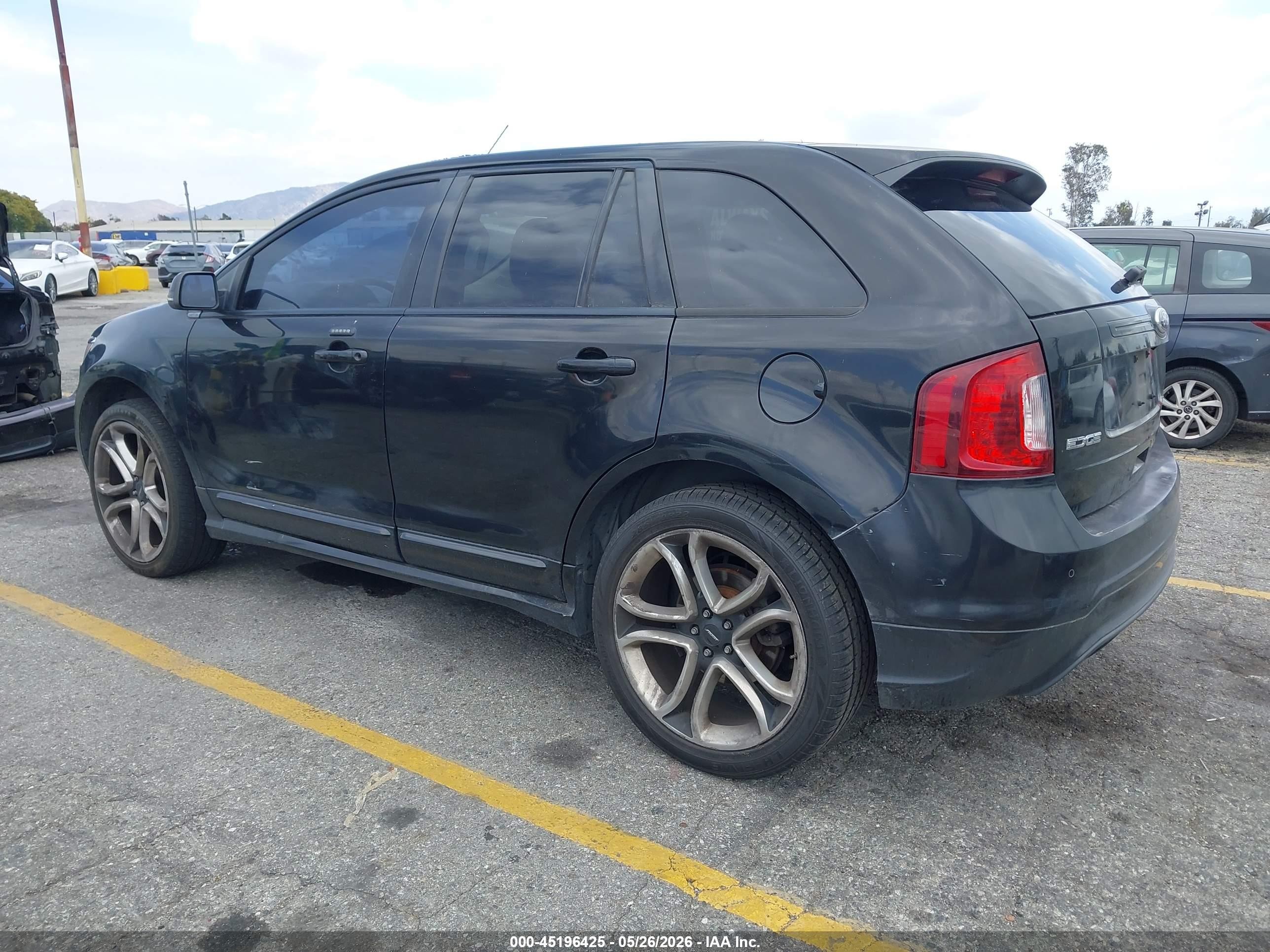 2013 Ford Edge Sport Black vin: 2FMDK3AK1DBB75161
