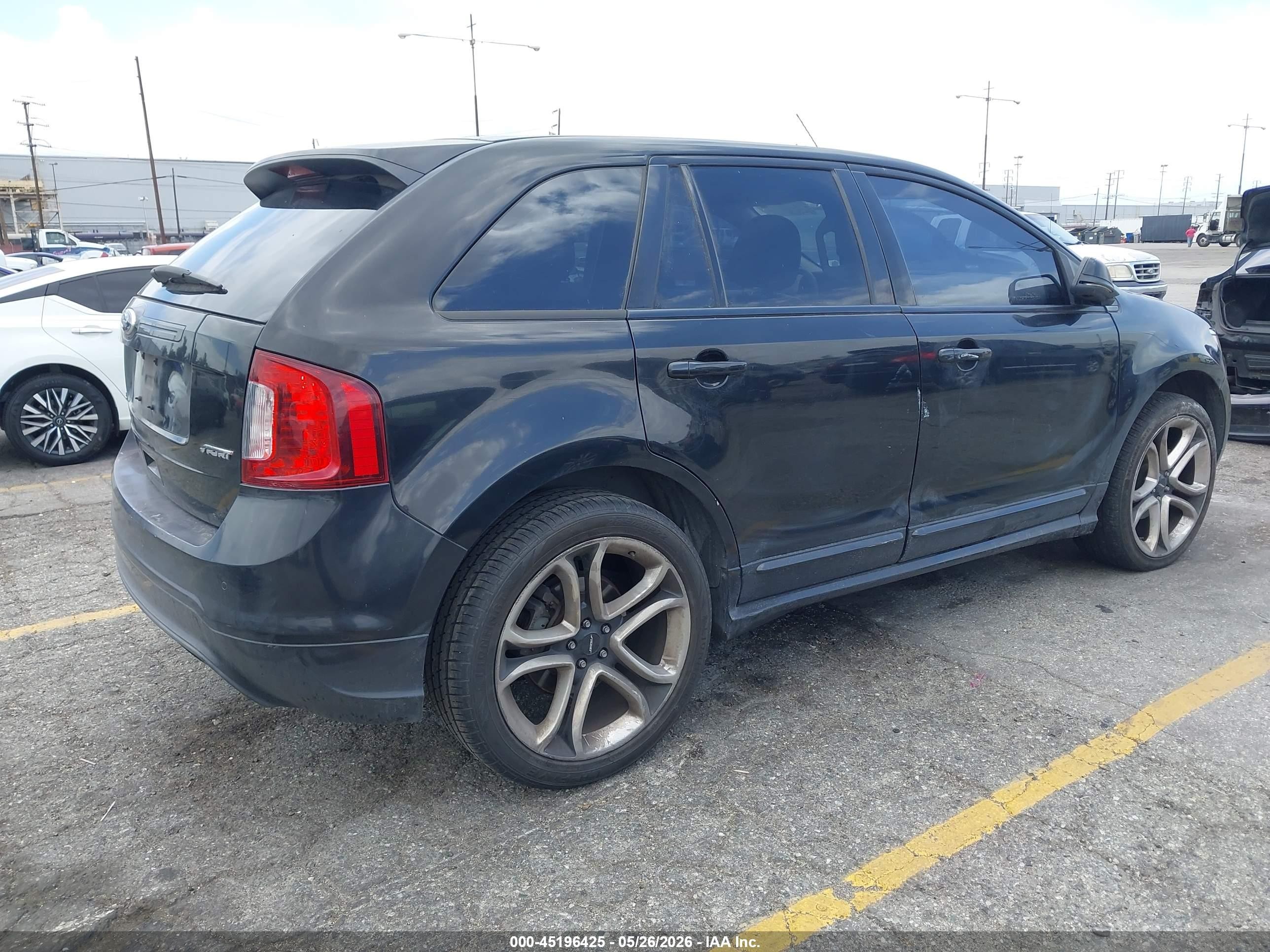 2013 Ford Edge Sport Black vin: 2FMDK3AK1DBB75161