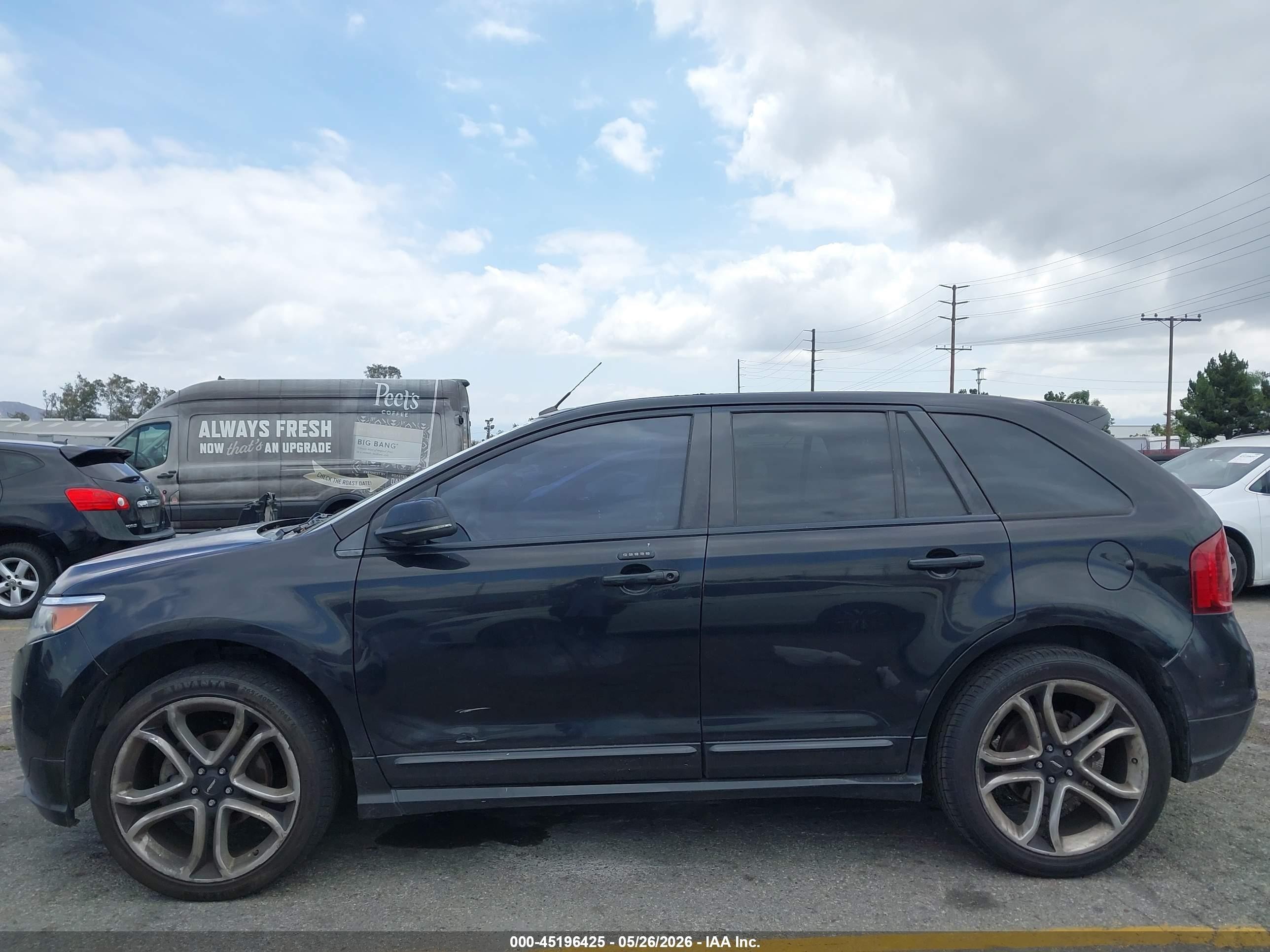2013 Ford Edge Sport Black vin: 2FMDK3AK1DBB75161