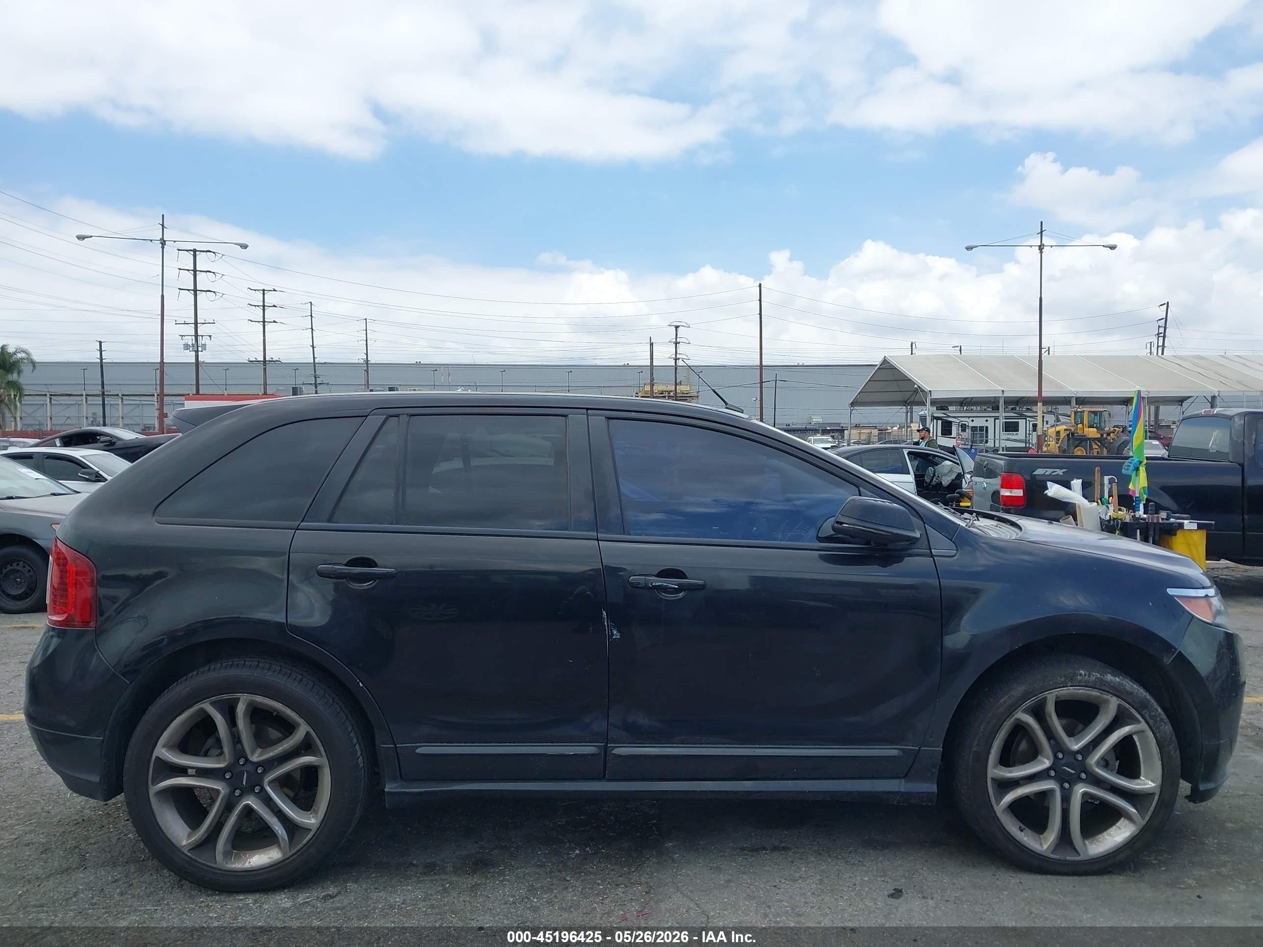 2013 Ford Edge Sport Black vin: 2FMDK3AK1DBB75161