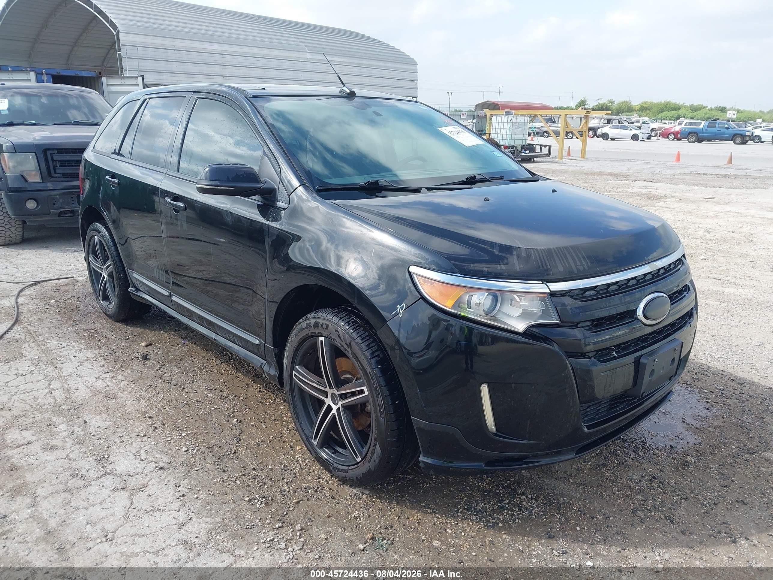 2013 Ford Edge Sport Black vin: 2FMDK3AK1DBC06389