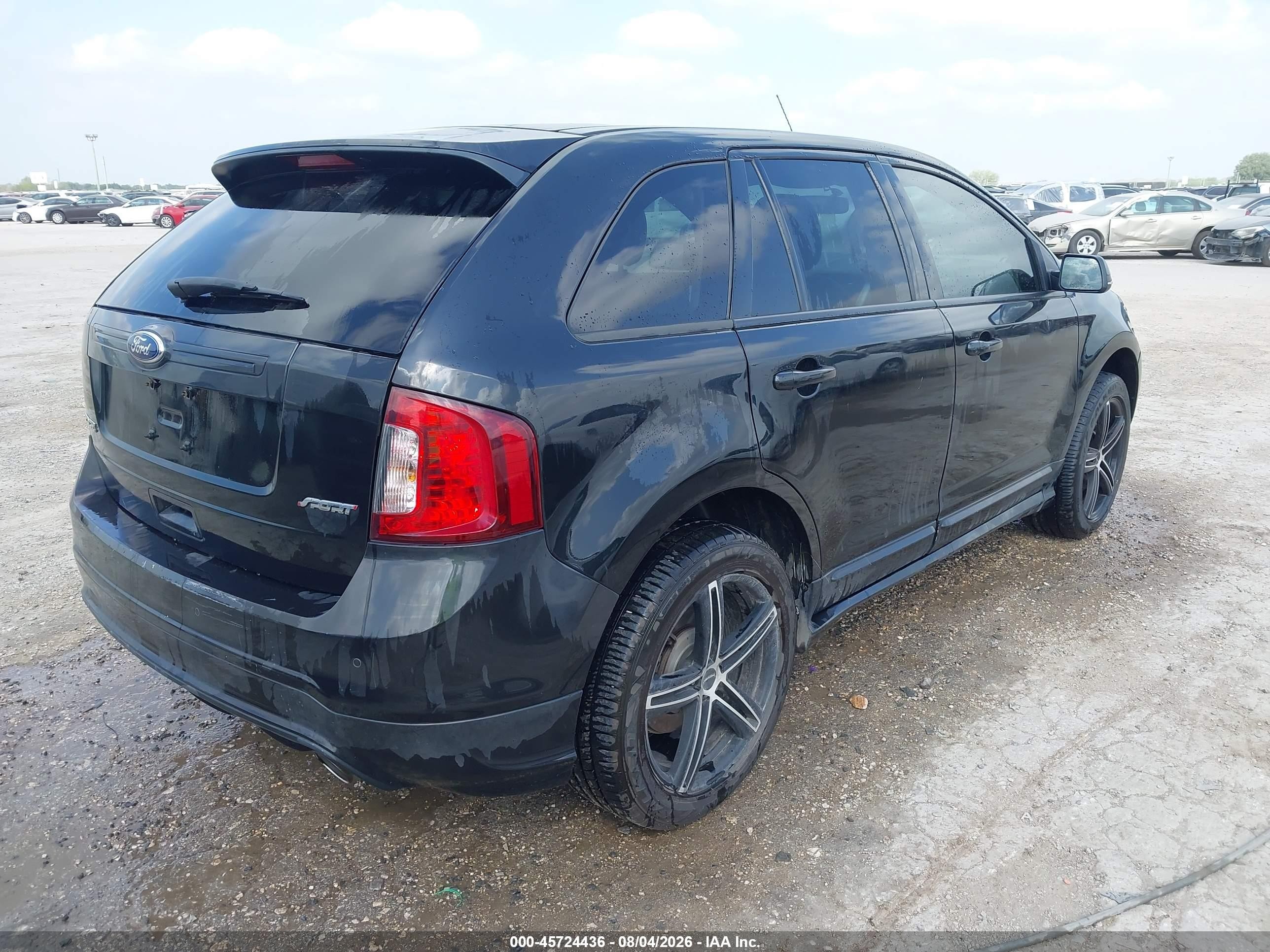2013 Ford Edge Sport Black vin: 2FMDK3AK1DBC06389