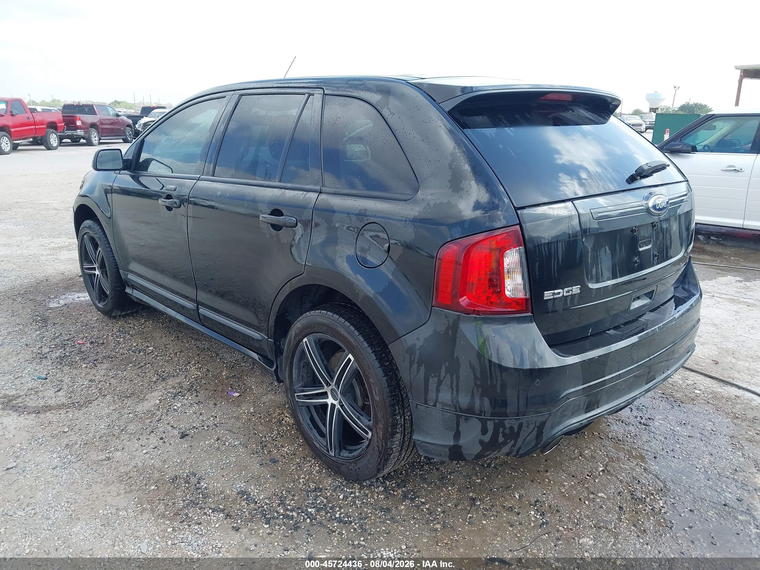 2013 Ford Edge Sport Black vin: 2FMDK3AK1DBC06389