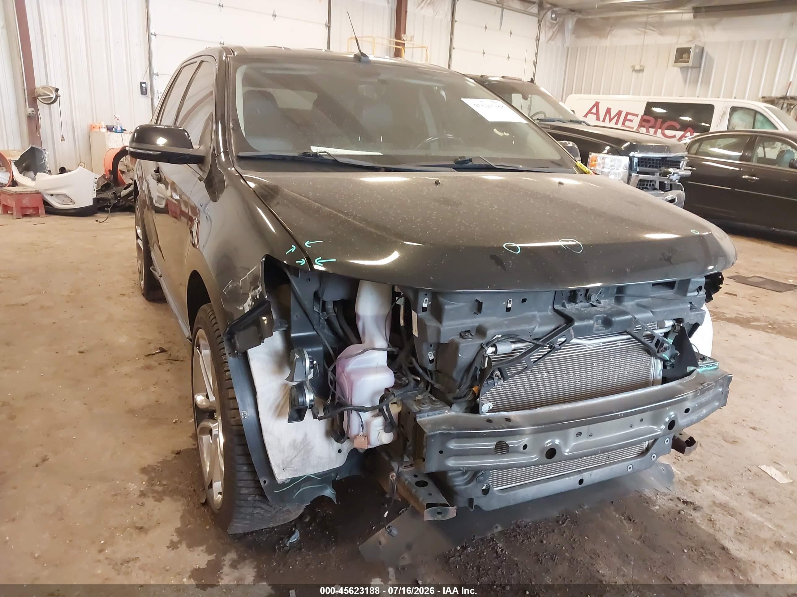 2014 Ford Edge Sport Black vin: 2FMDK3AK1EBB30805
